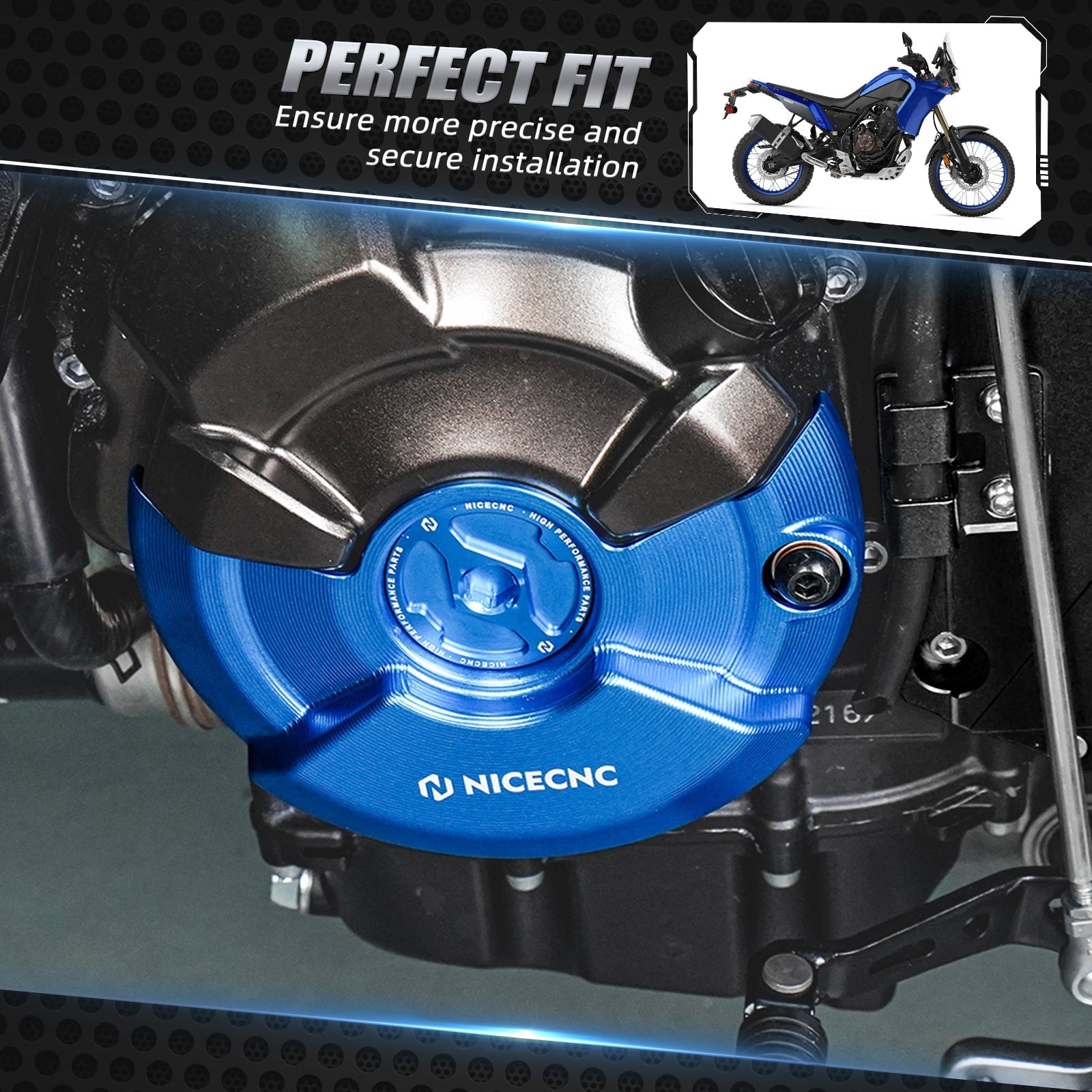 Kurbelgehäuse Abdeckung Schutz Protector Für Yamaha Tenere 700 /XTZ 700 2019-2024