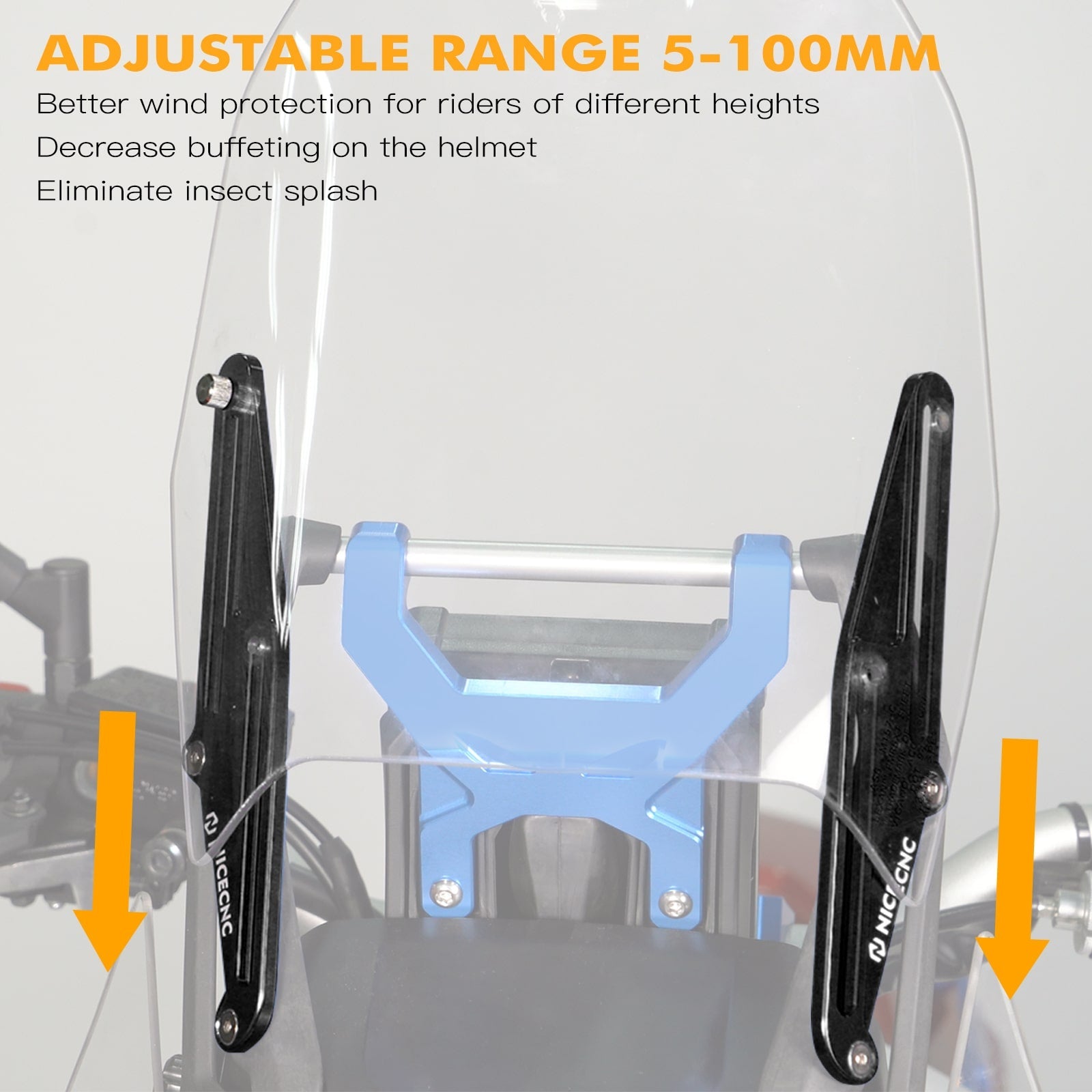 Anti-Vibrations-Halterung, Armaturenbrett-Stabilisator für Yamaha Tenere 700 2019–2023