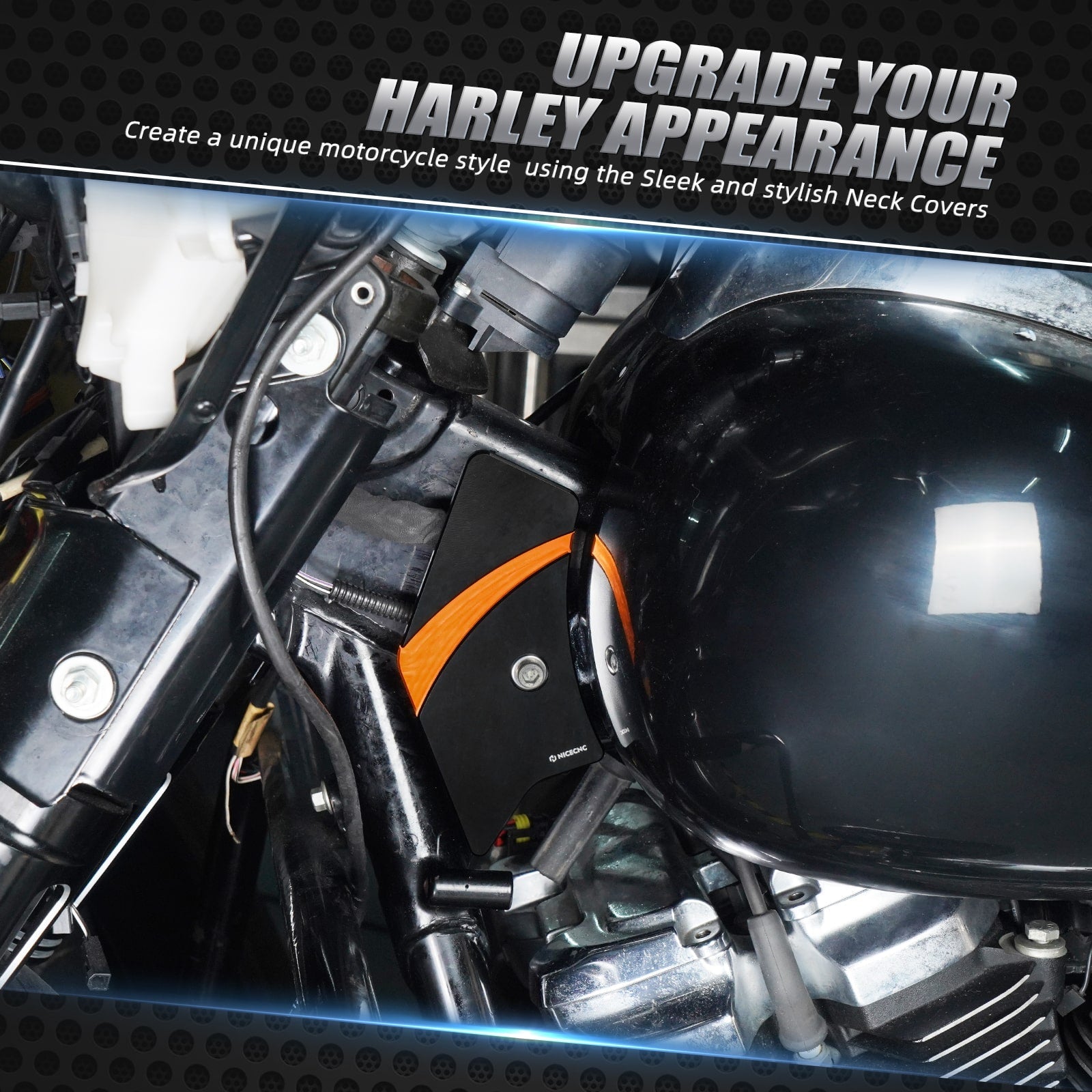 Rahmen Seite Lenkung Neck Abdeckungen Trim Für Harley Road King Street Glide Ultra Limited