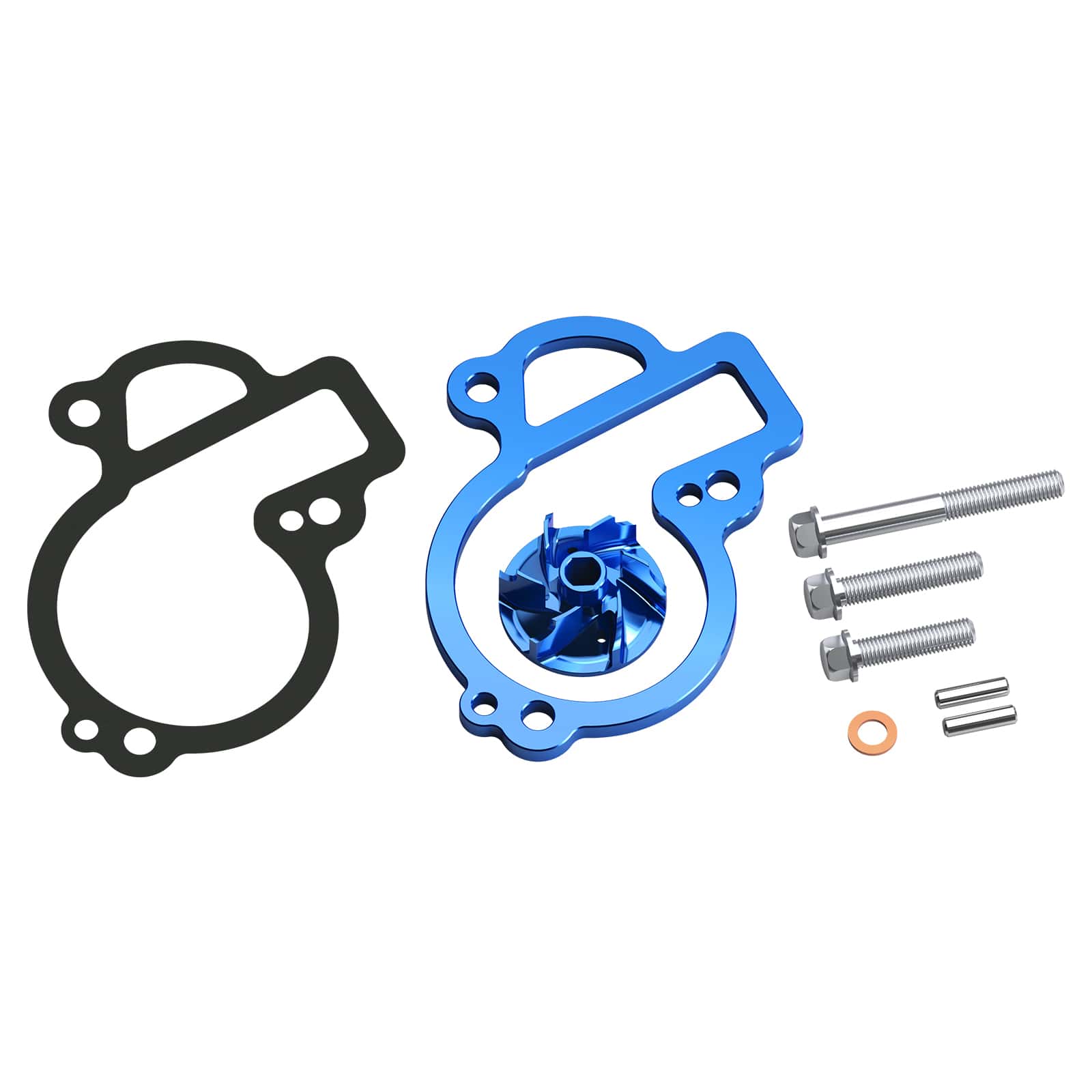 Übergroßes Wasserpumpen-Laufrad-Kühler-Kit für KTM 450 500 EXC-F/XCF-W Husqvarna 450 500 FE/FX 17-24 Gas Gas 450 MC F/ EX F/EC F 21-24