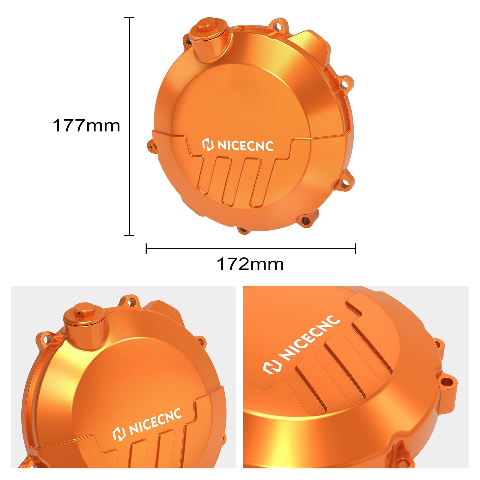 Verstärkter Kupplungsdeckel für KTM 250/300 XCW/EXC 17-23 Husqvarna 250/300 TC/TX 17-22 TE 17-23 GasGas