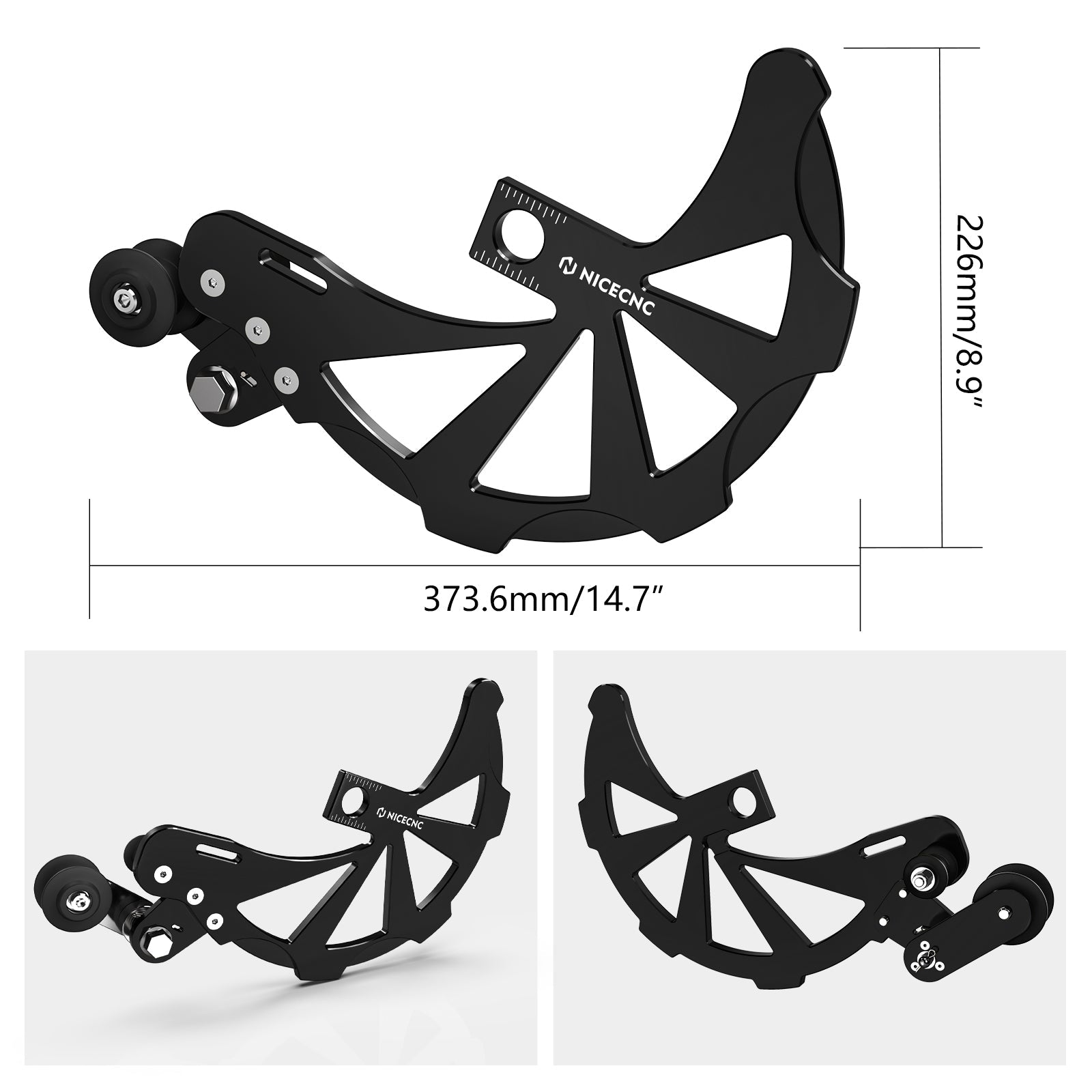 NiceCNC Hinterer Ritzelschutz Kettenschutz Für Yamaha YZ125 YZ250 2005-2024
