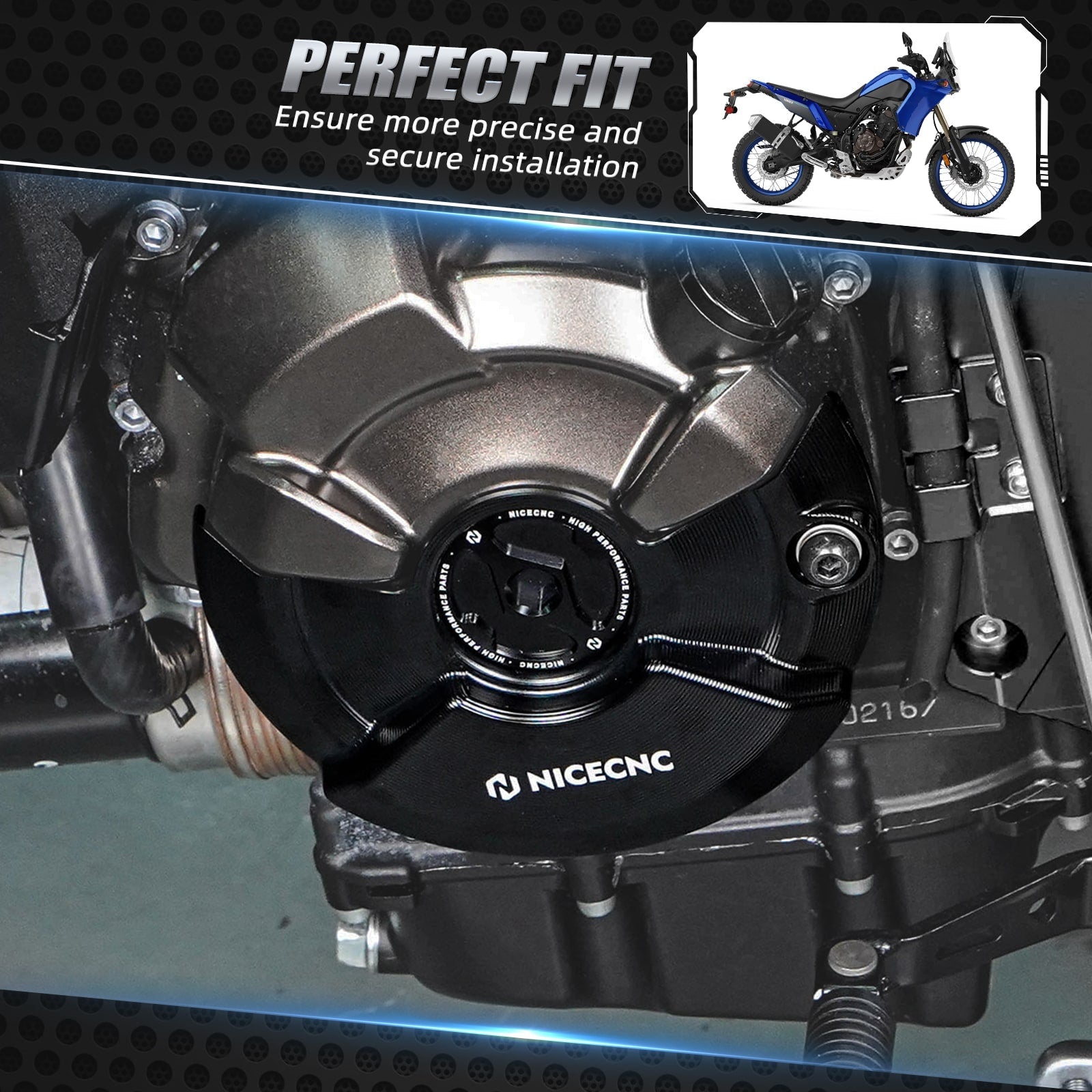 Kurbelgehäuse Abdeckung Schutz Protector Für Yamaha Tenere 700 /XTZ 700 2019-2024