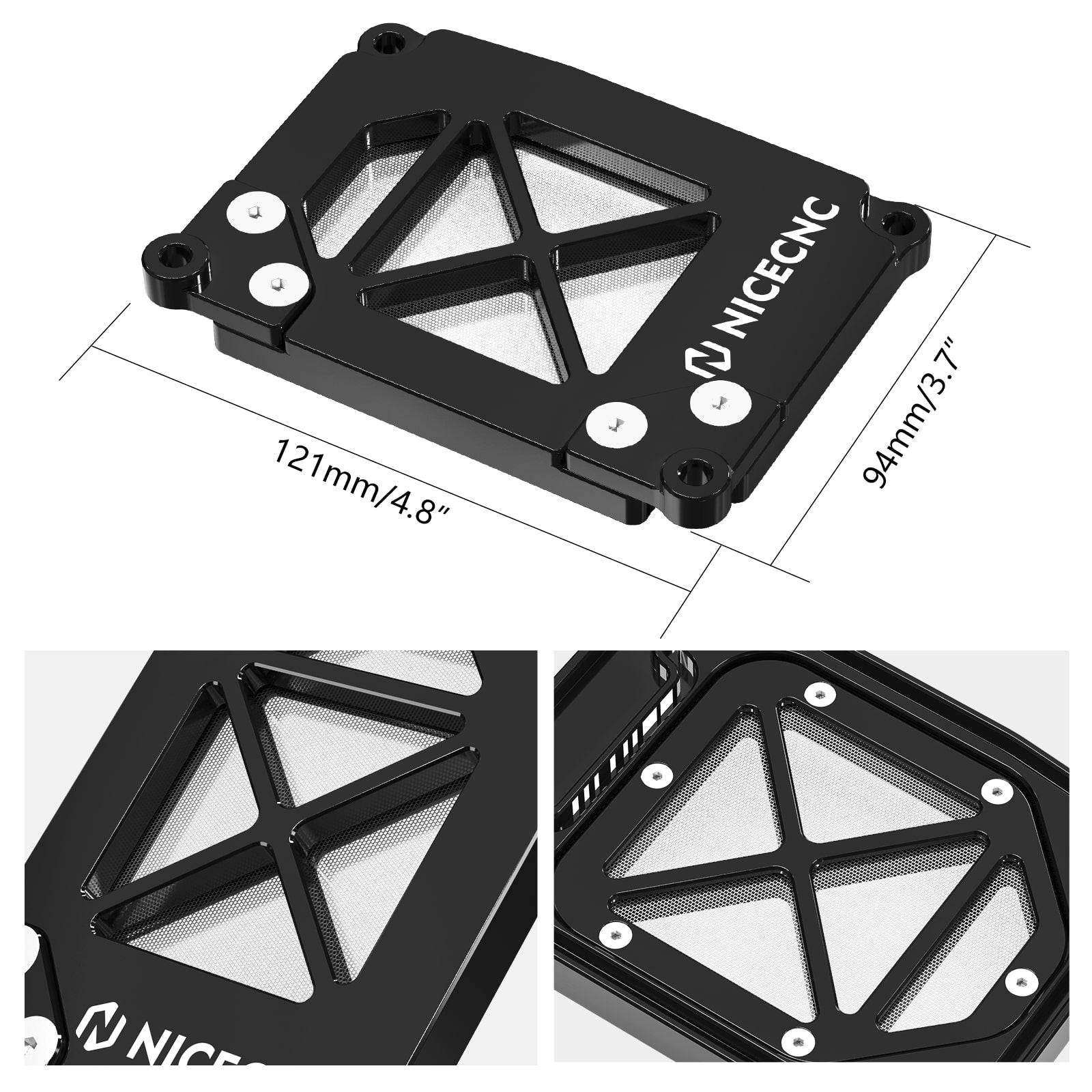 NICECNC Airbox Deckel Abdeckung Schutz für Yamaha Tenere 700 Rally Edition 20-24