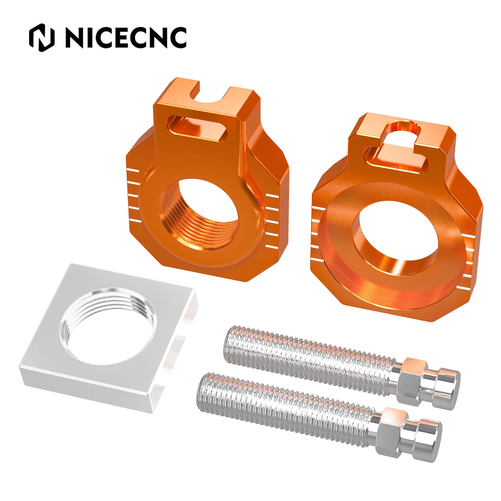 22mm Achsblöcke Axle Block Kettenspanner Für Husqvarna 125-501 FC/FX/TX/TC 23-24