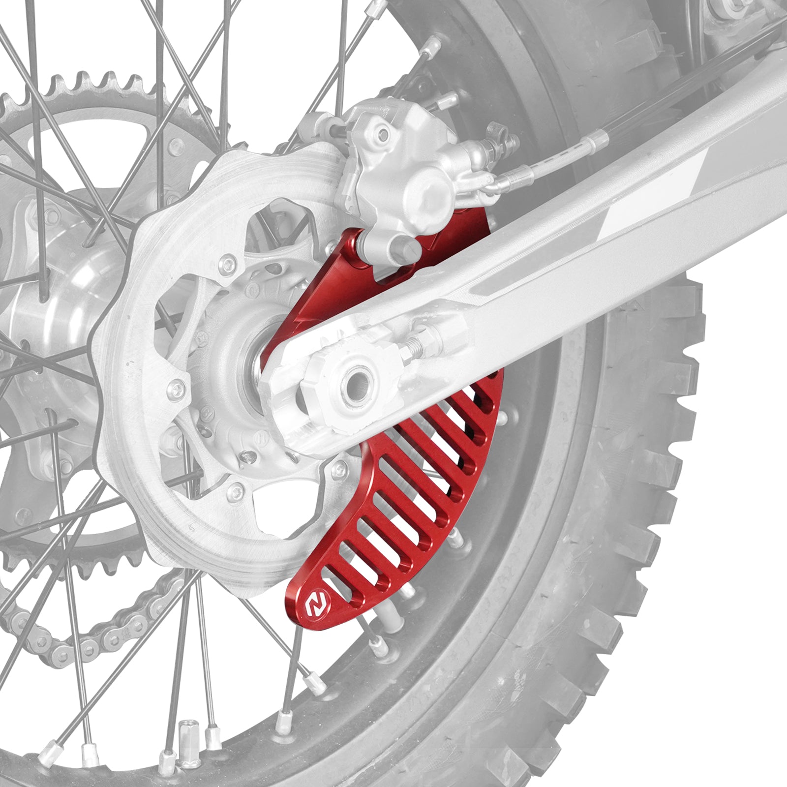 Billet-Aluminium-Hinterradbremsscheibenschutz für KTM Husqvarna Gas Gas Stark Varg