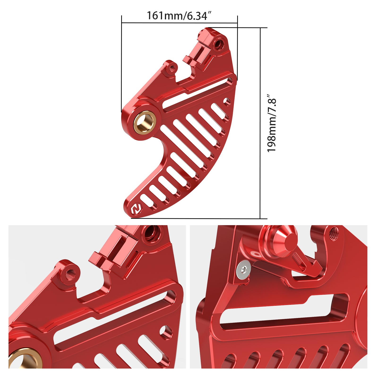Billet-Aluminium-Hinterradbremsscheibenschutz für KTM Husqvarna Gas Gas Stark Varg