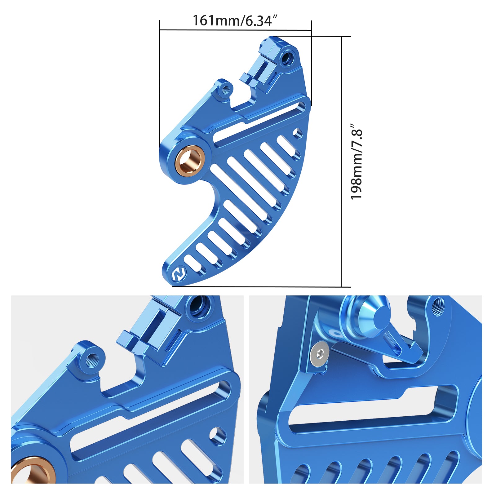 Billet-Aluminium-Hinterradbremsscheibenschutz für KTM Husqvarna Gas Gas Stark Varg