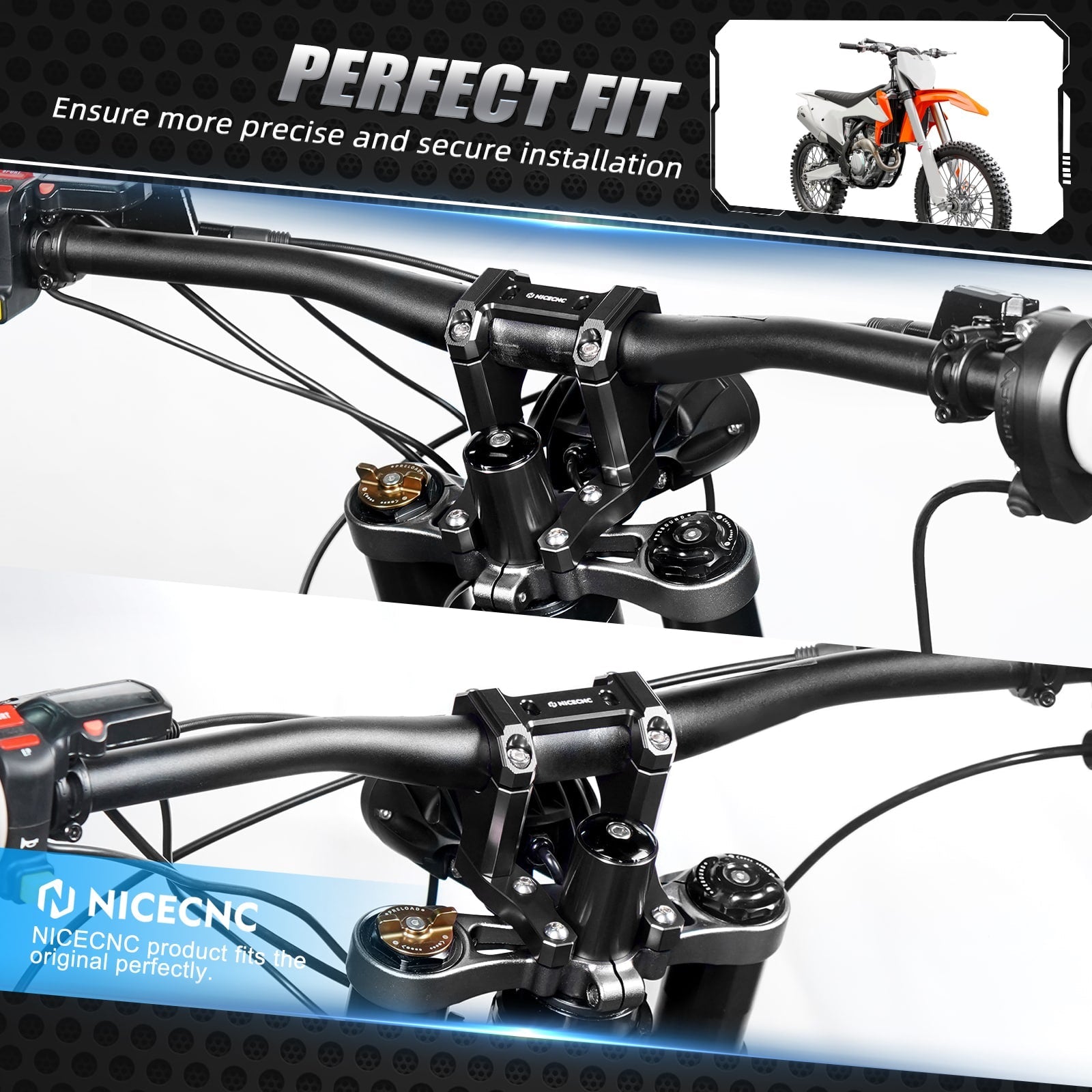 Vorne Lenker Bar Riser Halterung Für Surron Light Bee X/ S/ L1E Segway X160 X260