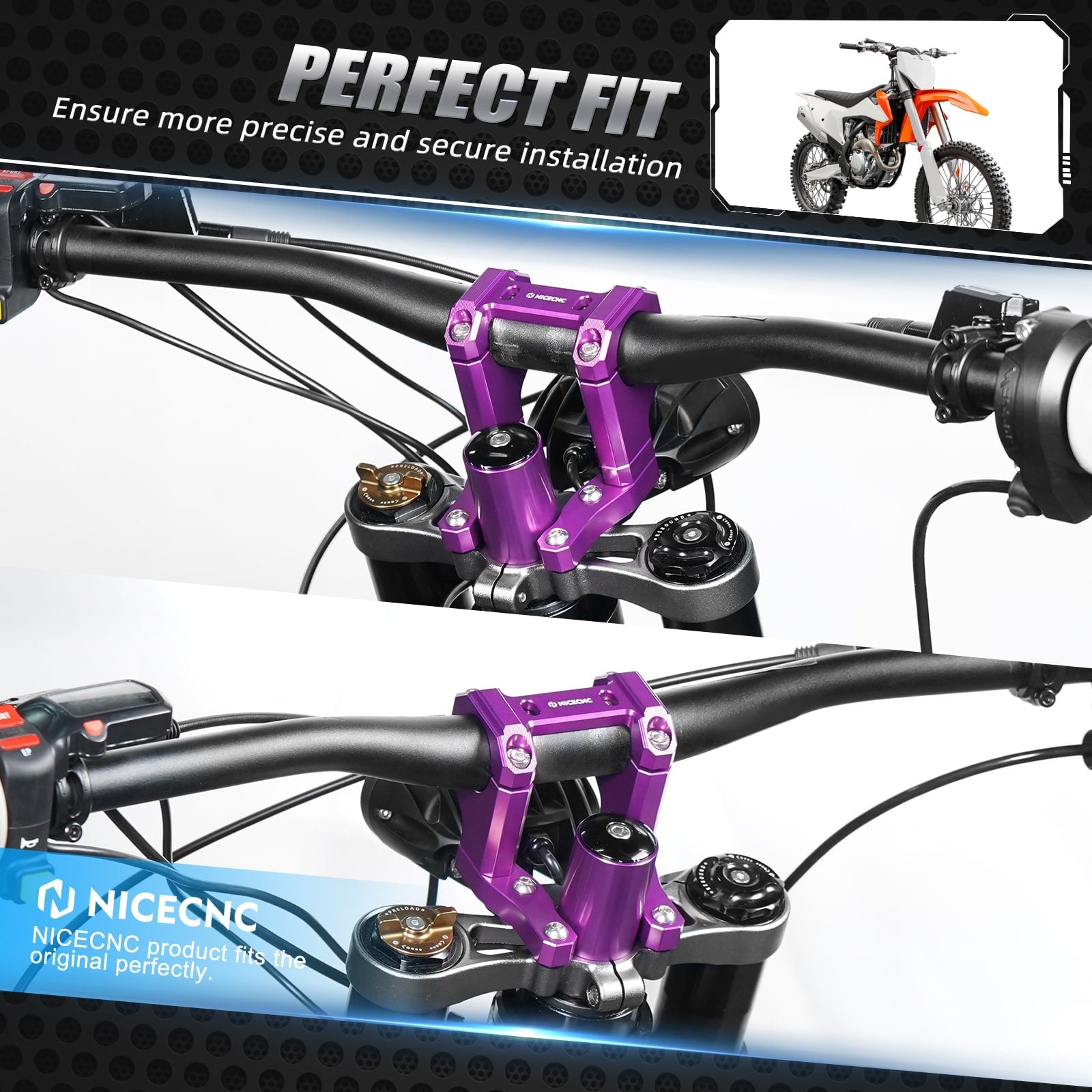 Vorne Lenker Bar Riser Halterung Für Surron Light Bee X/ S/ L1E Segway X160 X260