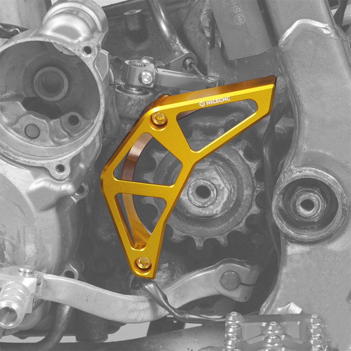 Kettenradschutz Kettenabdeckung für Suzuki DRZ400S RZ400SM 2000-2024