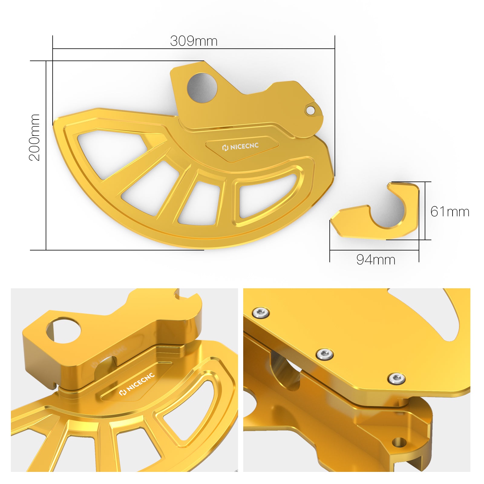 Schutz für die vordere Bremsscheibe für Suzuki DRZ400SM 2005-2024