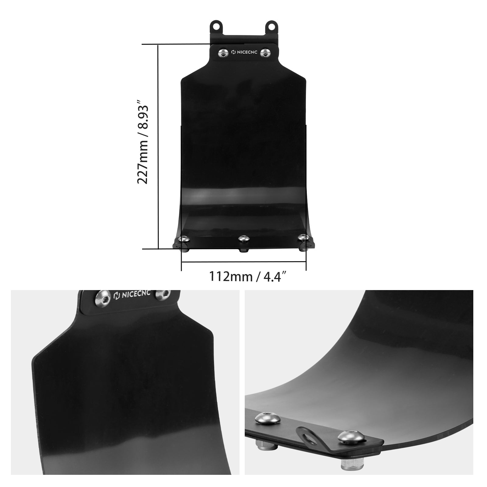 Hinten Shock Fender Schlamm Schutz & Schwanz Light Halterung Für Surron Licht Bee Segway X160 X260