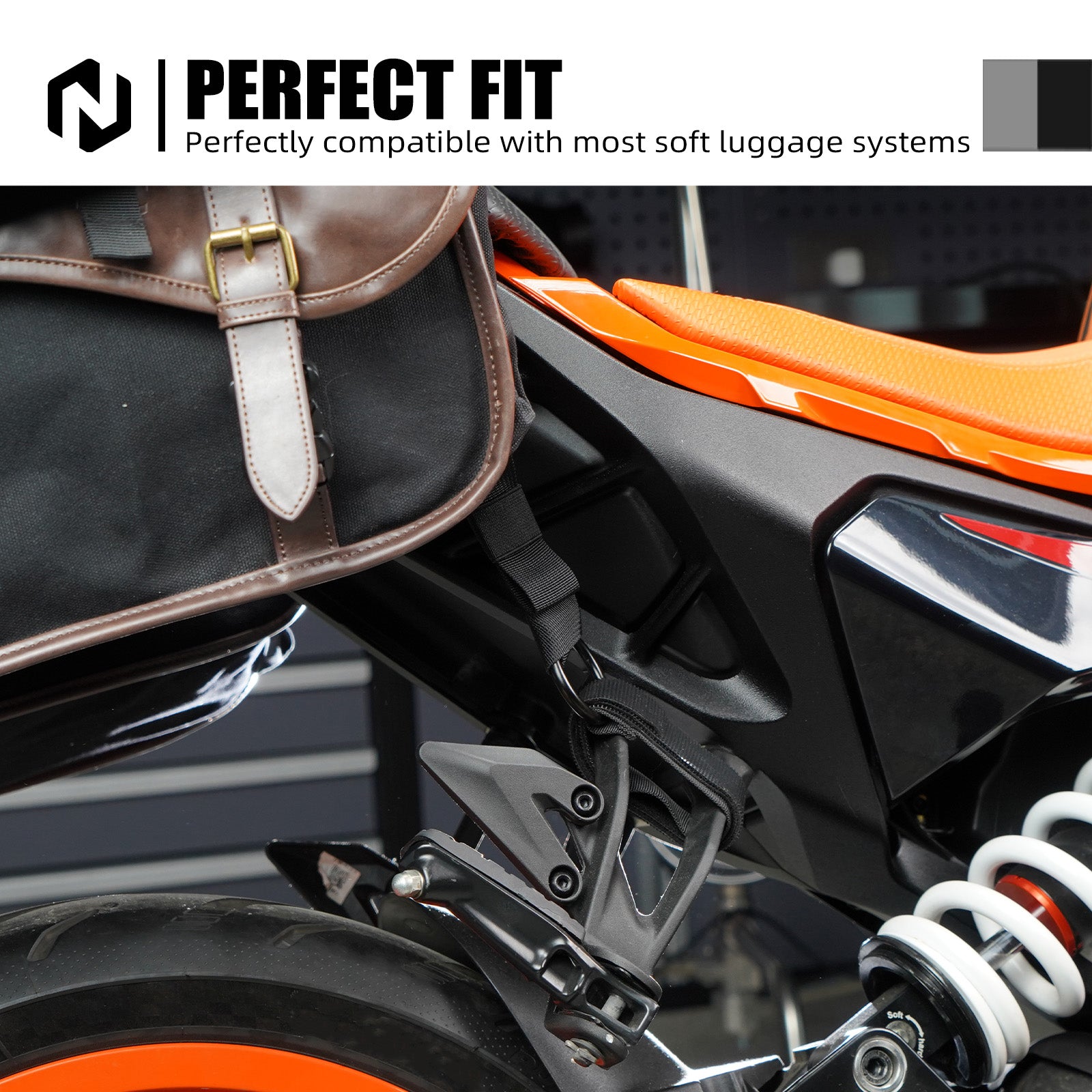 Motorrad Universal Off-Road Soft Bag Spanngurte Retention Ringe