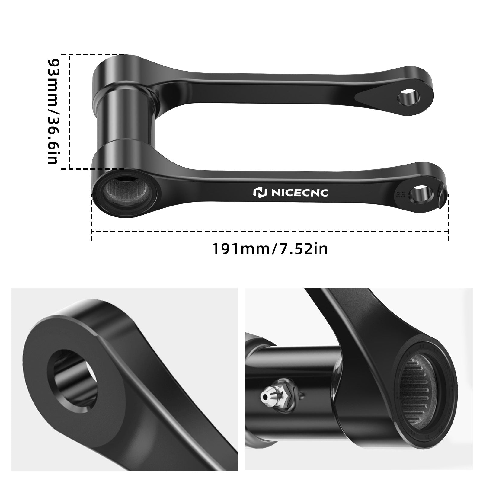 1,5" Tieferlegungsstrebe hinten für Honda CRF 250R / 450R / RX 2025–2026