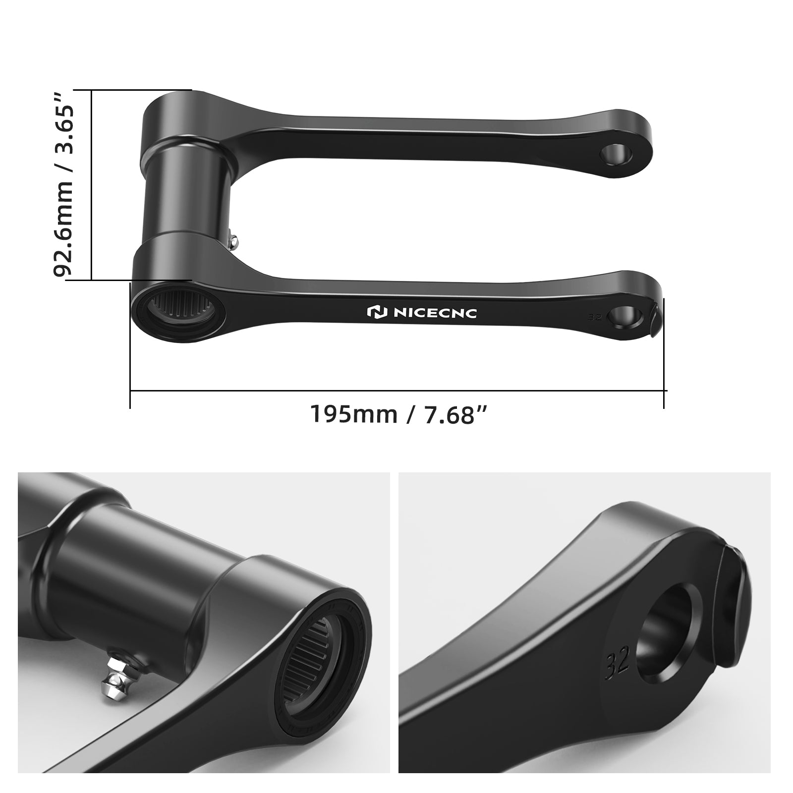 2'' Tieferlegungs-Kit hinten für Honda CRF250R / CRF450R 2025–2026