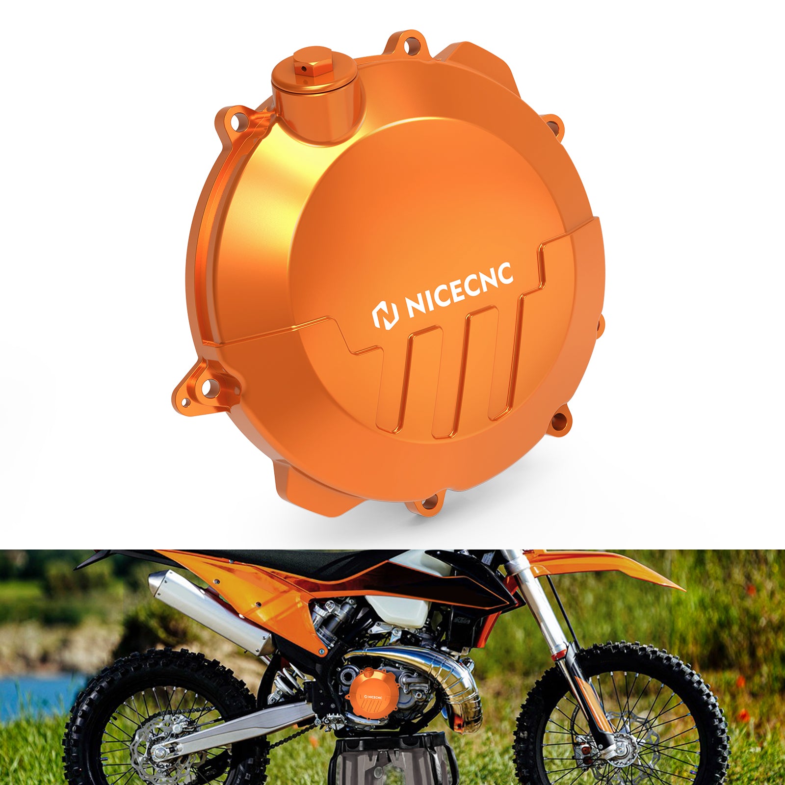 Reinforced clutch cover for Husqvarna 250/300 TC/TE/TX/TE i/TX i