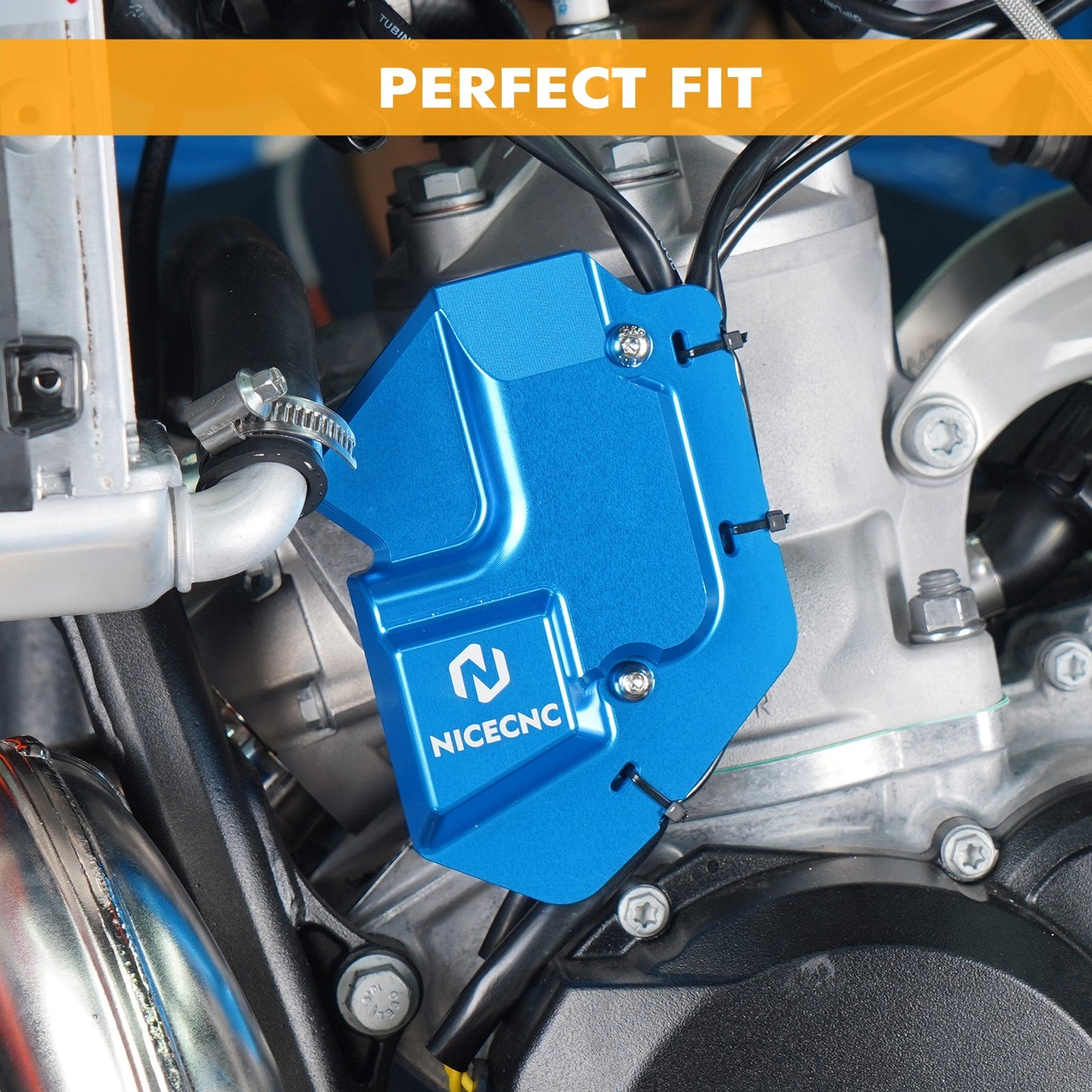 Linker Power-Ventildeckelschutz für KTM 125-300 Husqvarna TC TE TX 2023-2024