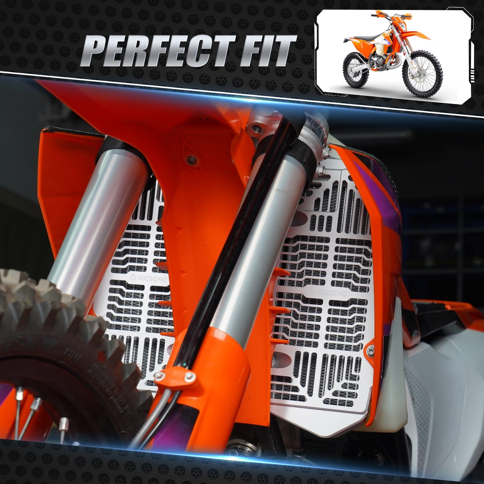 Kühlerschutz links und rechts für KTM 125-500 Husqvarna 125-501 GasGas