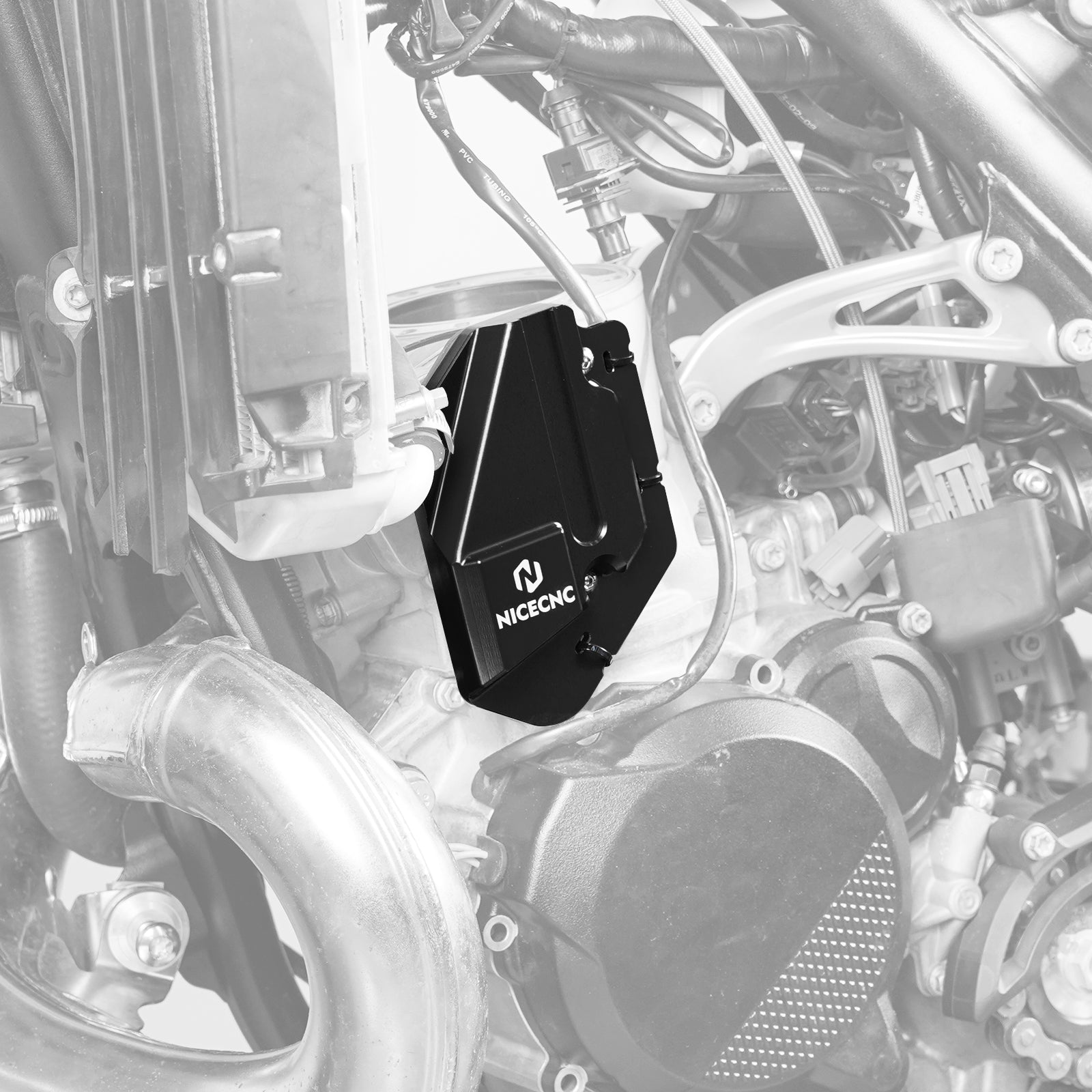 Linker Power-Ventildeckelschutz für KTM 125-300 Husqvarna TC TE TX 2023-2024