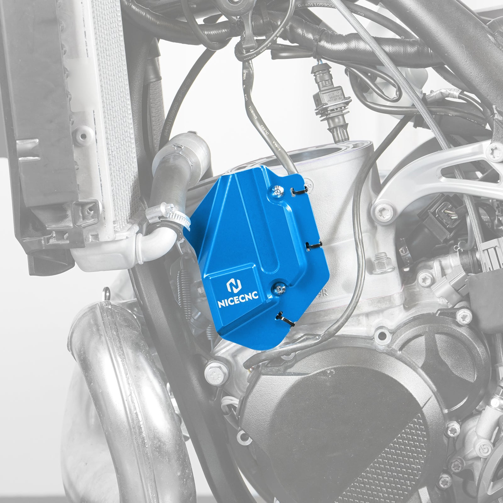 Linker Power-Ventildeckelschutz für KTM 125-300 Husqvarna TC TE TX 2023-2024