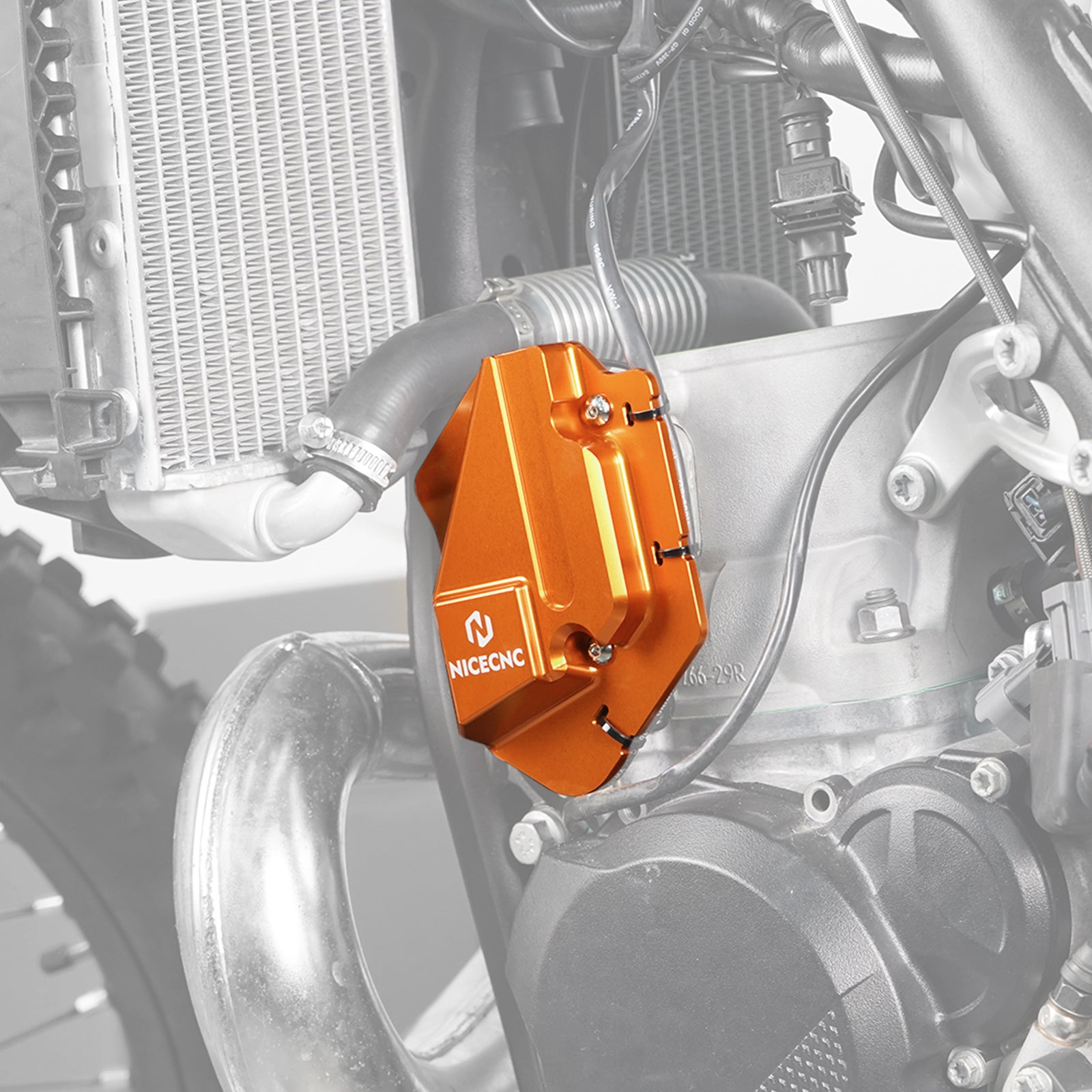 Linker Power-Ventildeckelschutz für KTM 125-300 Husqvarna TC TE TX 2023-2024