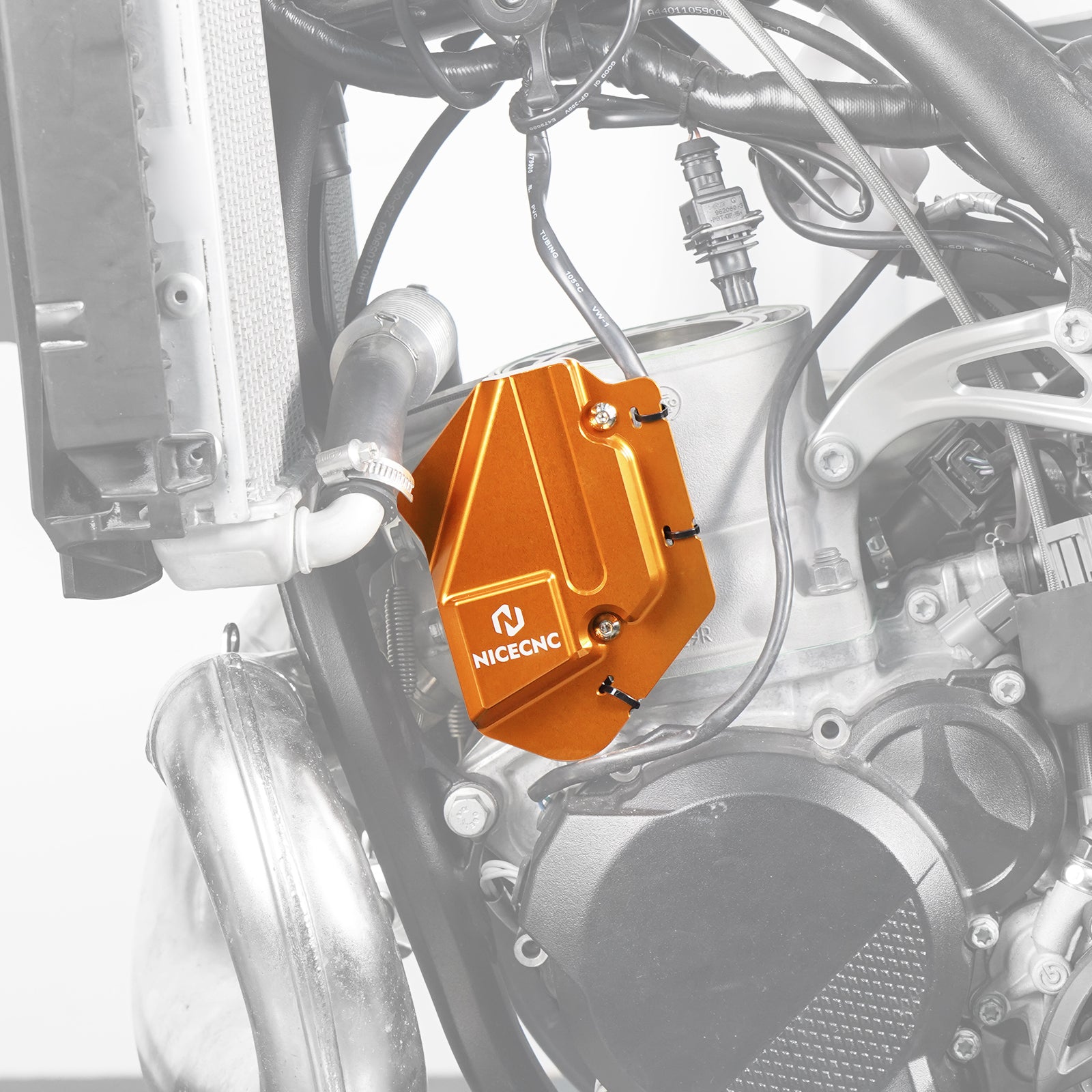 Linker Power-Ventildeckelschutz für KTM 125-300 Husqvarna TC TE TX 2023-2024