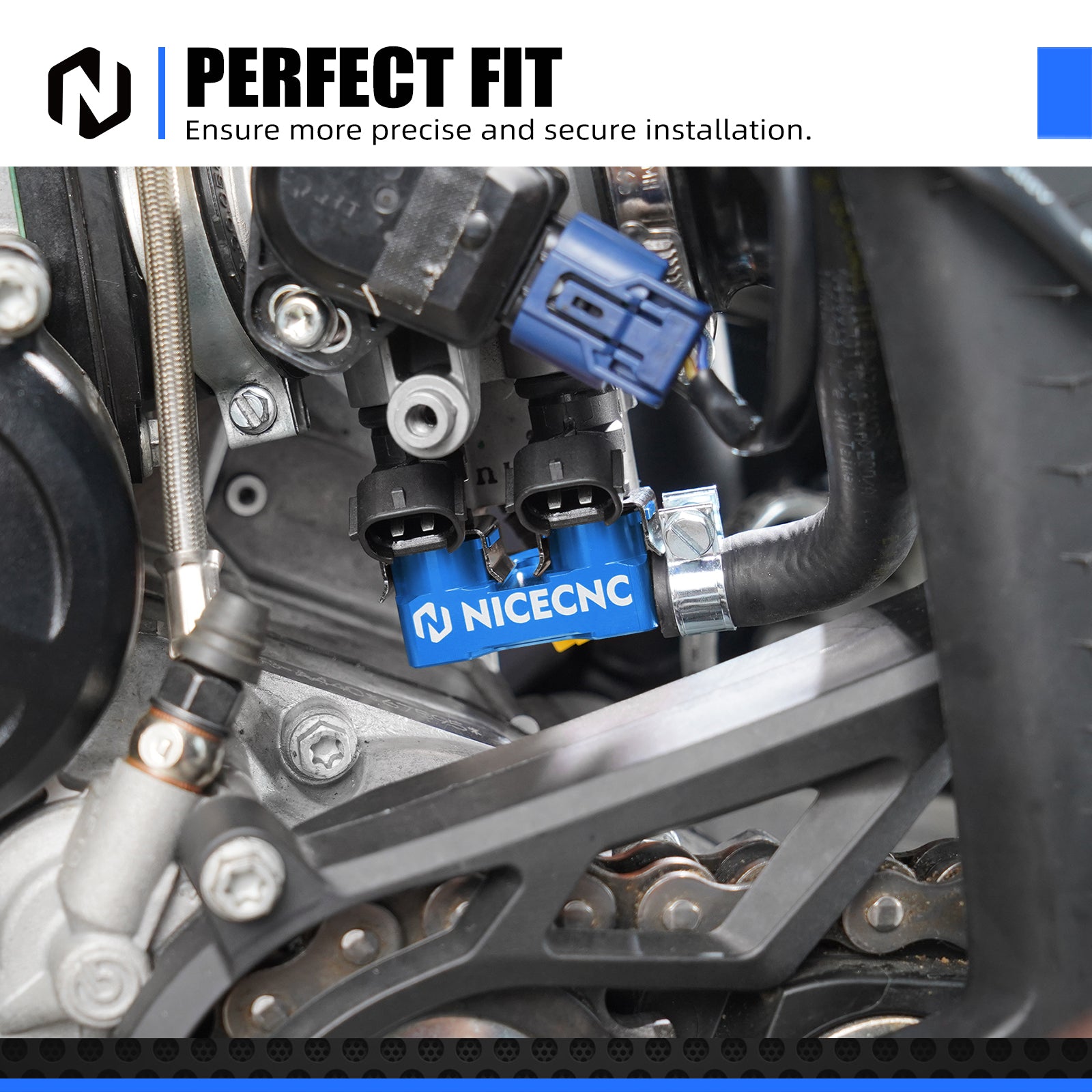 Kraftstoffanschluss mit hohem Durchfluss für KTM 125-300 SX XC EXC XCW