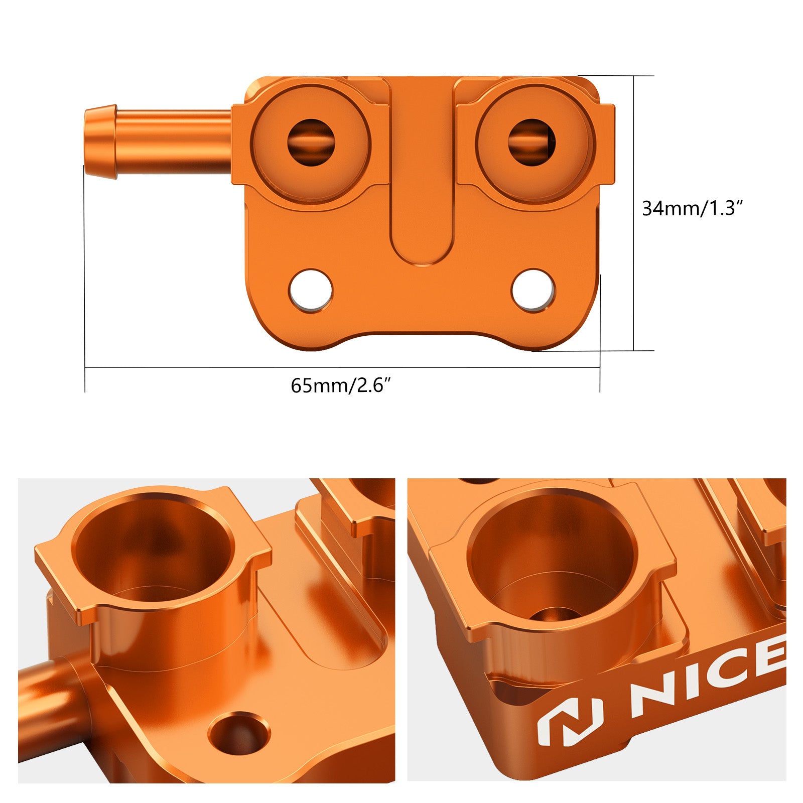 Kraftstoffanschluss mit hohem Durchfluss für KTM 125-300 SX XC EXC XCW