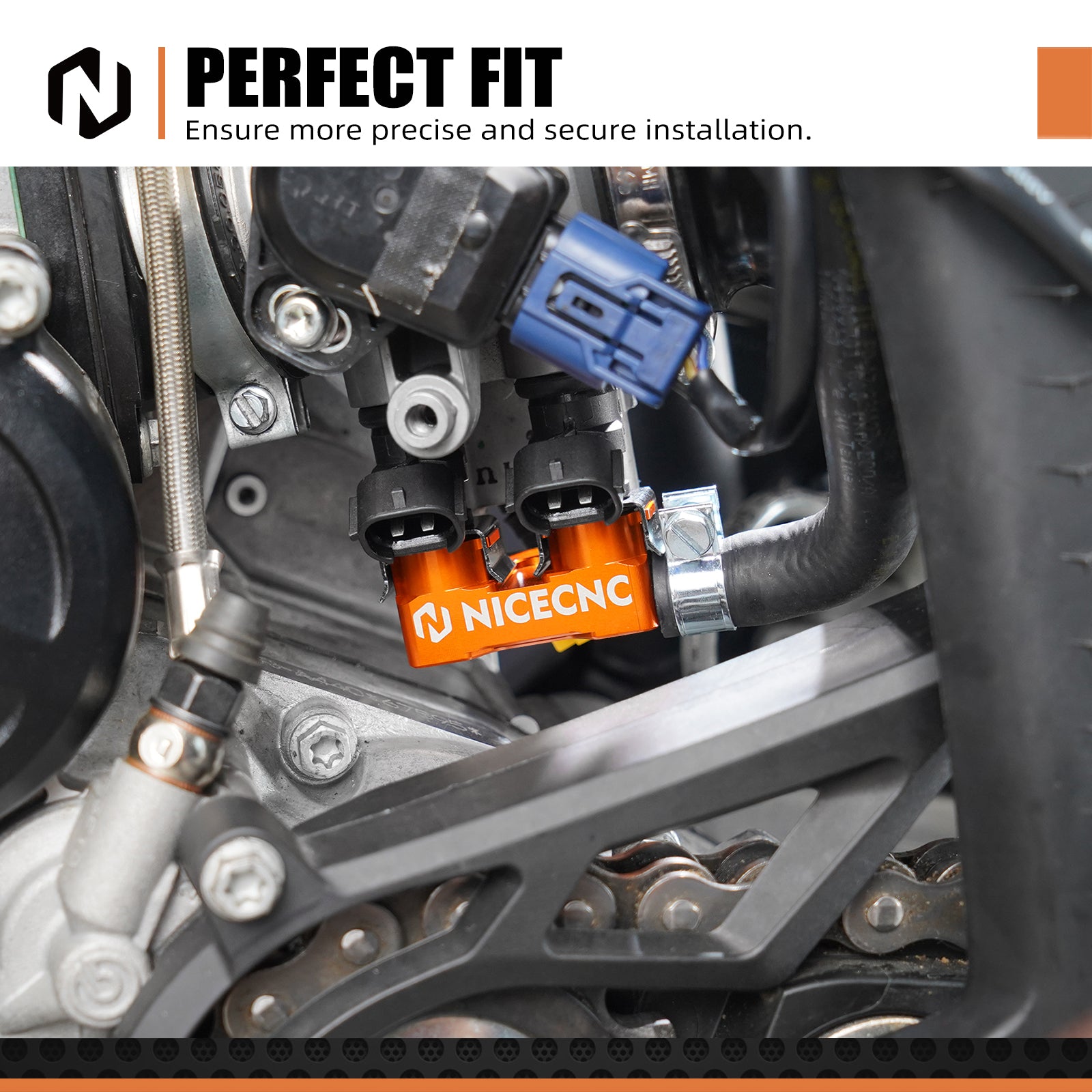 Kraftstoffanschluss mit hohem Durchfluss für KTM 125-300 SX XC EXC XCW