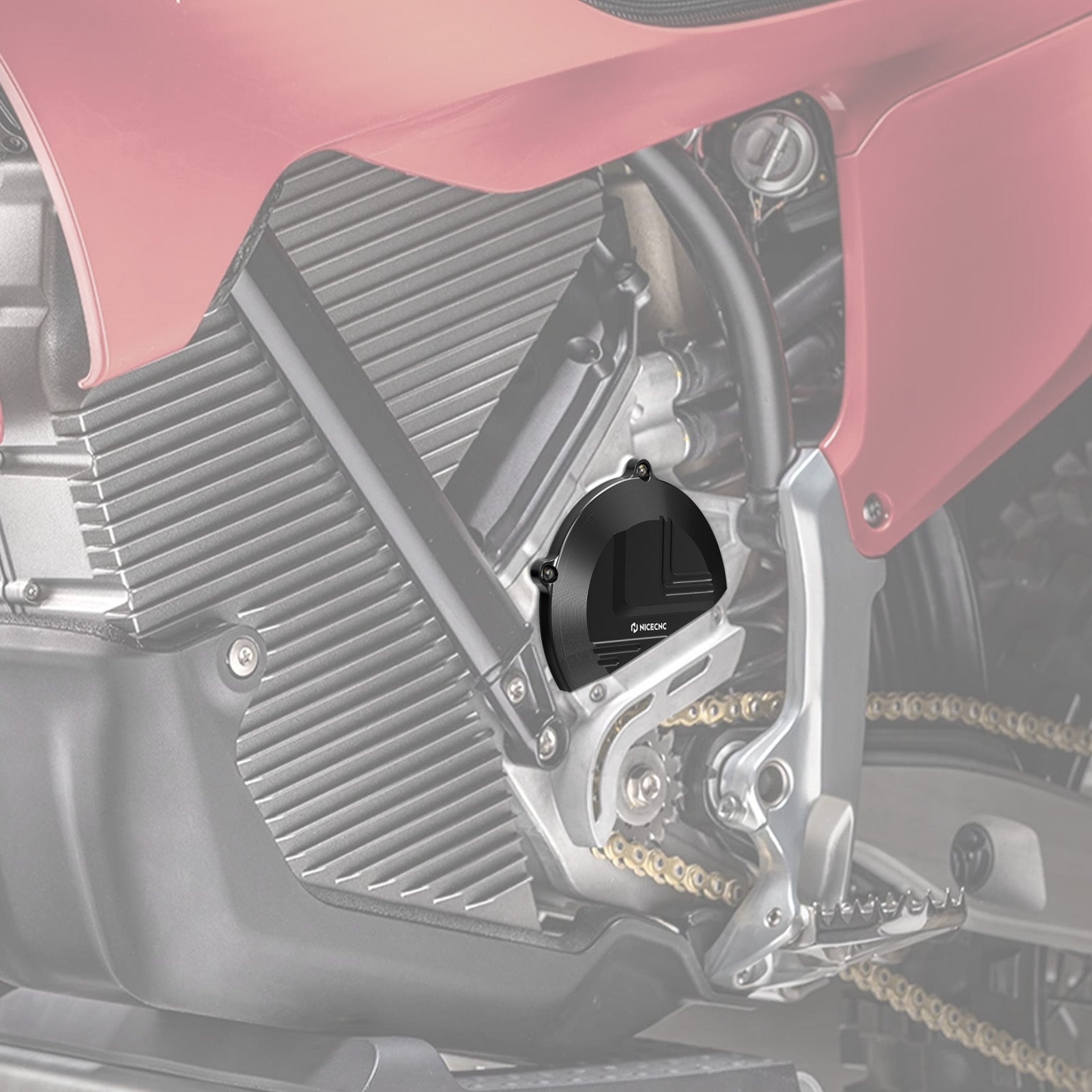 Linke rechte Motorabdeckung & Kettenrad-Kettenschutz für Stark Varg MX / EX 2024–2025
