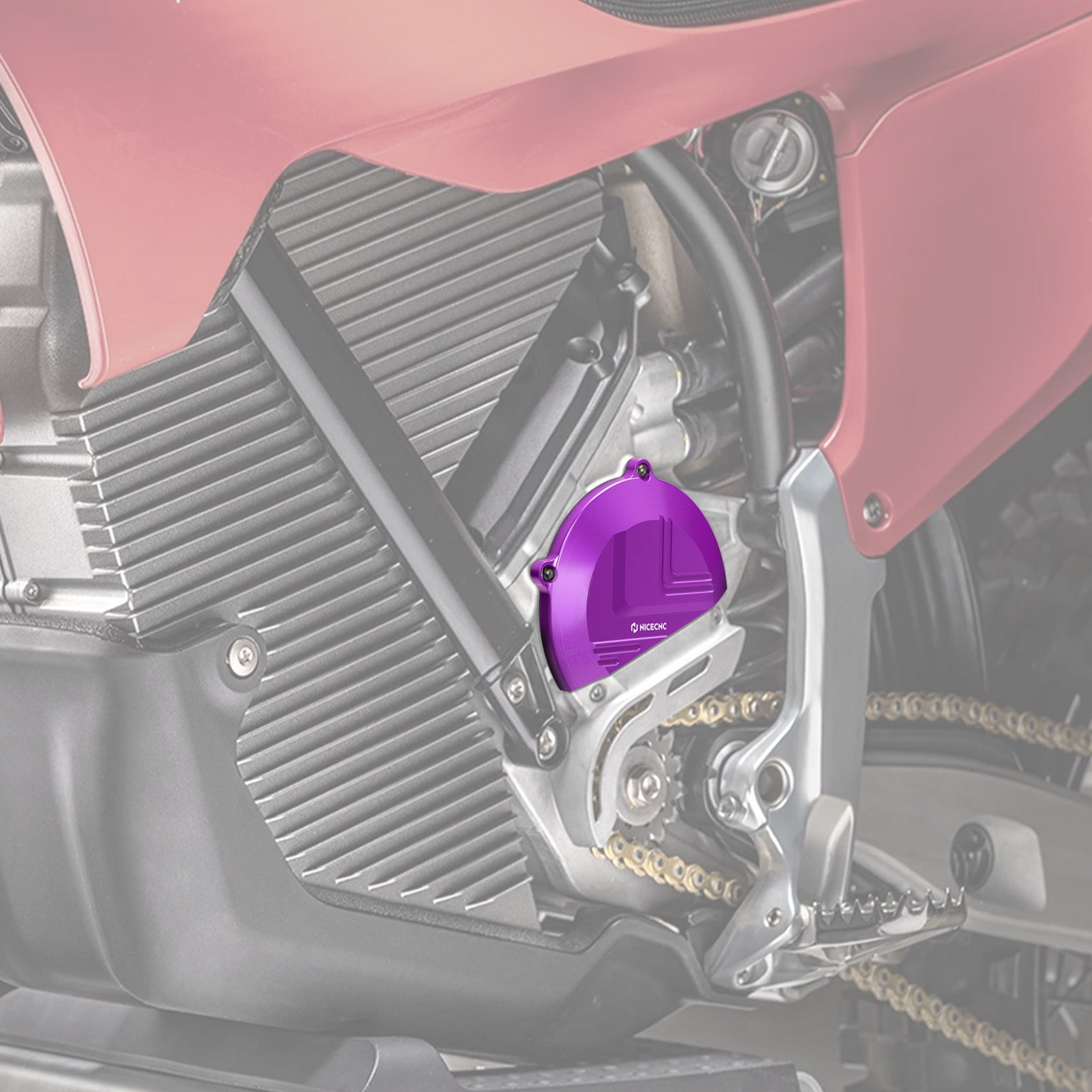 Linke rechte Motorabdeckung & Kettenrad-Kettenschutz für Stark Varg MX / EX 2024–2025
