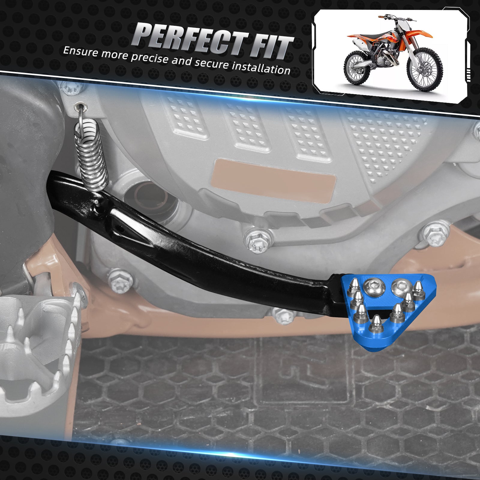 Geschmiedeter, verstellbarer Bremshebel für KTM 125-500 HUSQVARNA 125-501 GASGAS