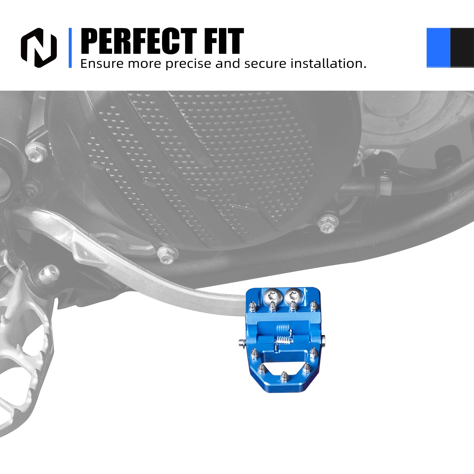 Klappbare Dual Control Trittbremspedalplatte Spitze für KTM Husqvarna 2017-2024 GasGas 21-24