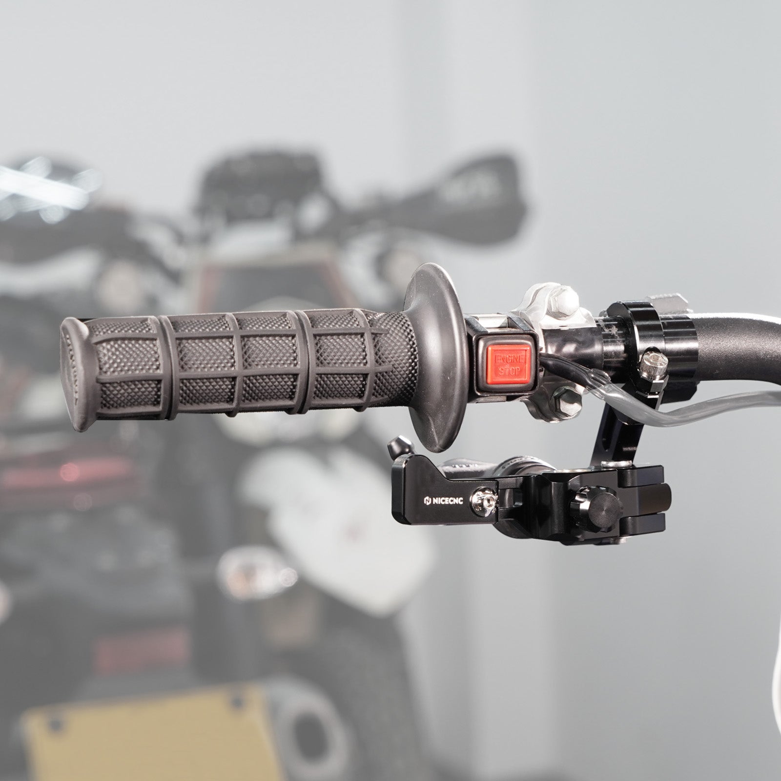 Linke Daumenbremse Montage für 125cc bis 1400cc Road Track Super Adventure Bikes