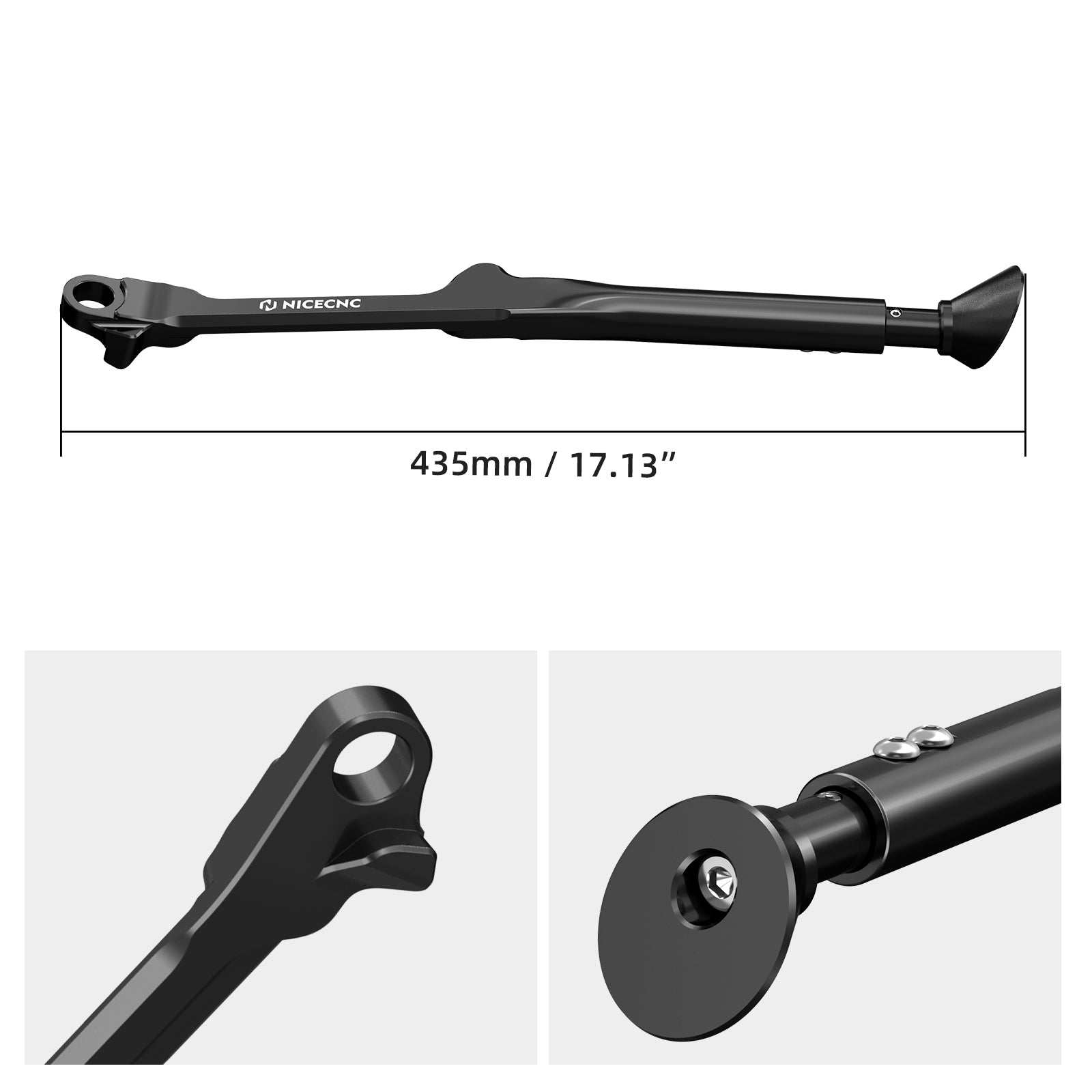 Caballete lateral ajustable para Husqvarna FX TX TE FE