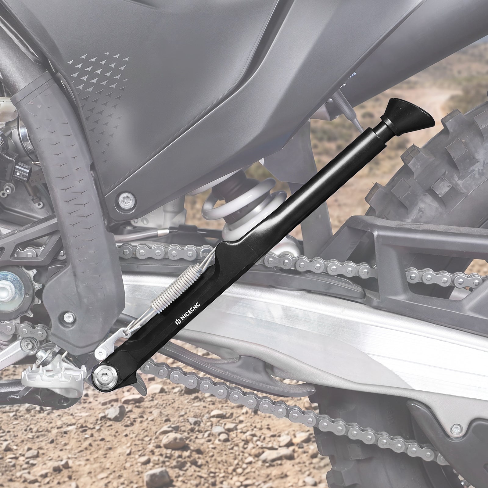 Caballete lateral ajustable para Husqvarna FX TX TE FE