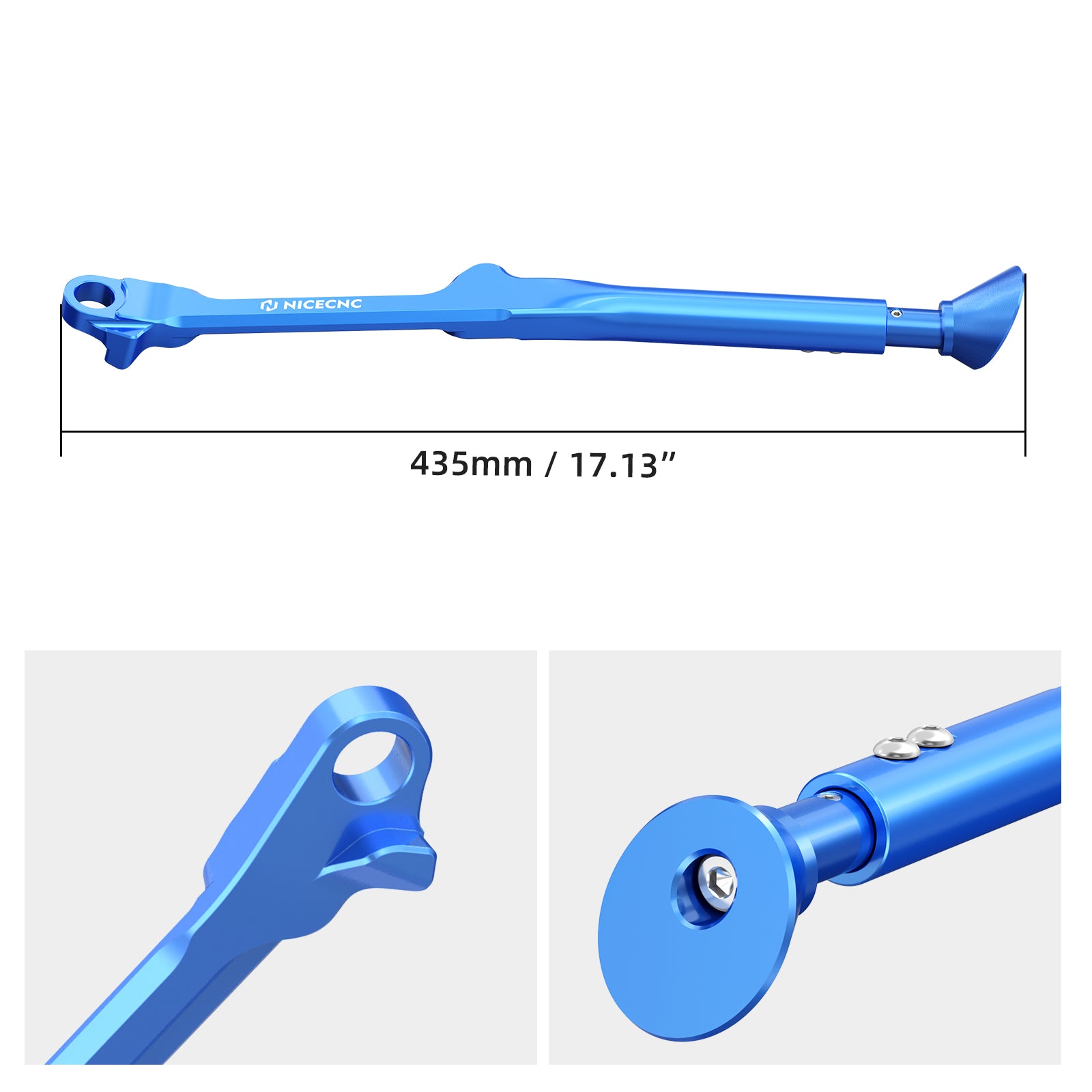 Caballete lateral ajustable para Husqvarna FX TX TE FE