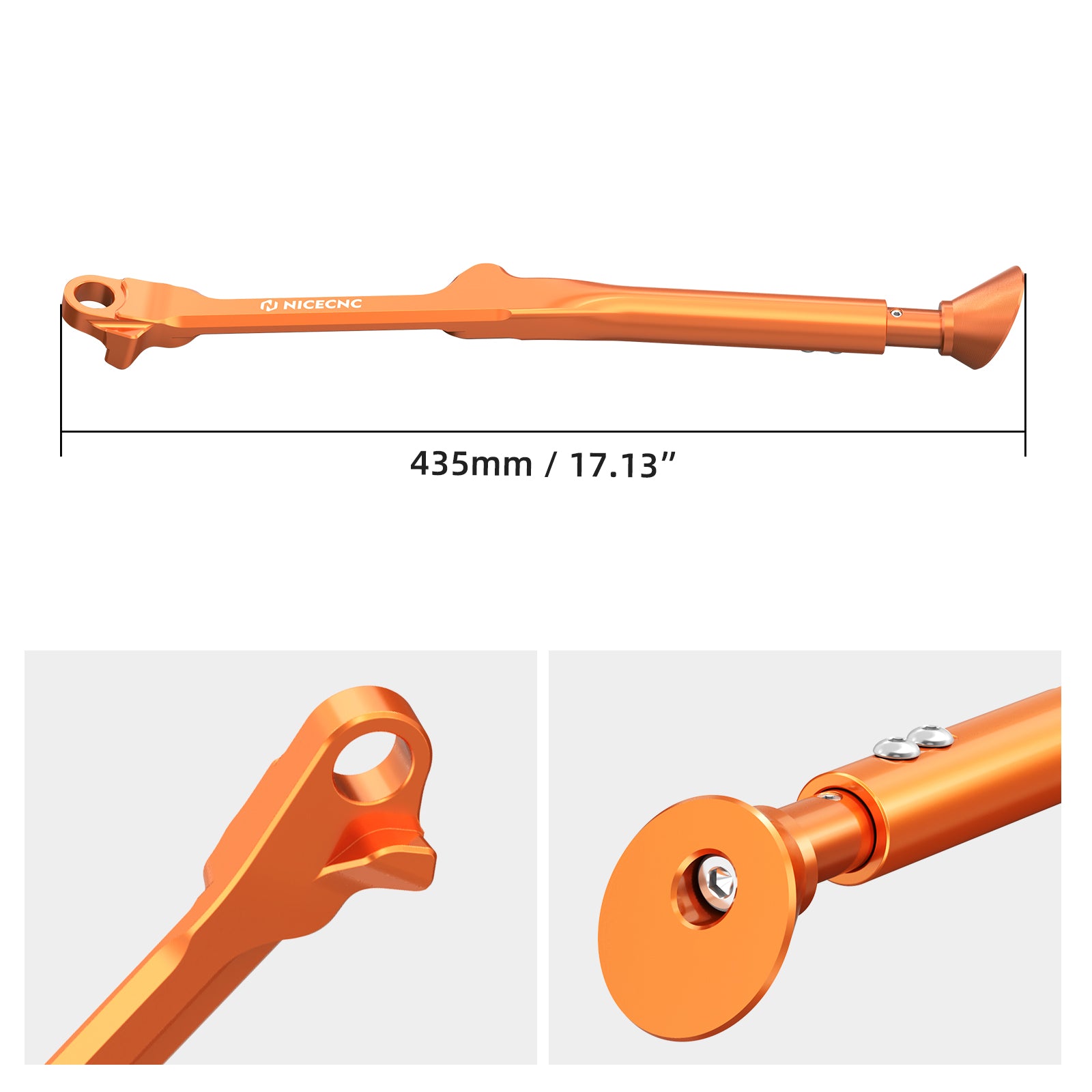 Caballete lateral ajustable para Husqvarna FX TX TE FE