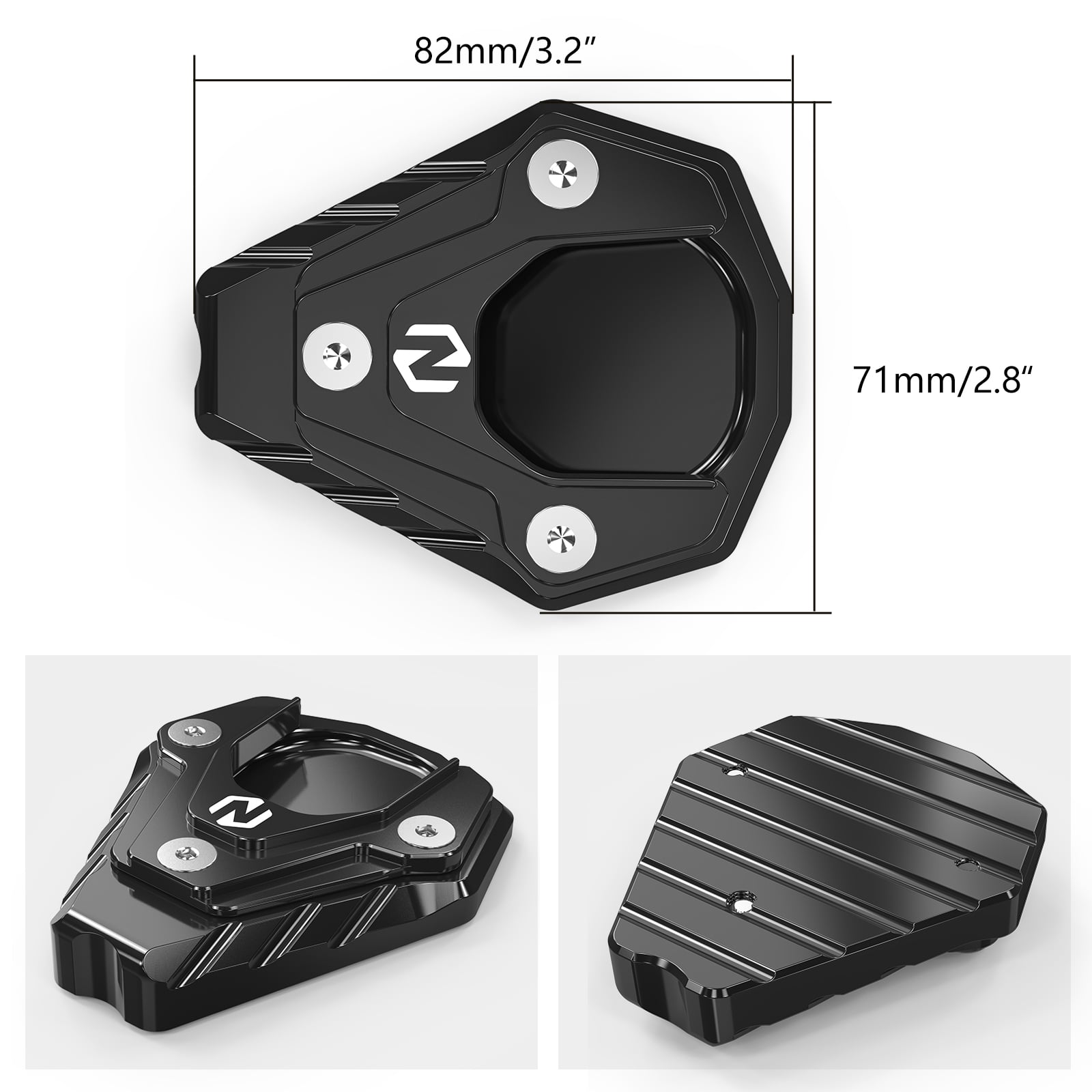 Ständer Seitenständer Pad Erweiterung Für Suzuki DRZ400S 2000-2024 DRZ400SM 2005-2024