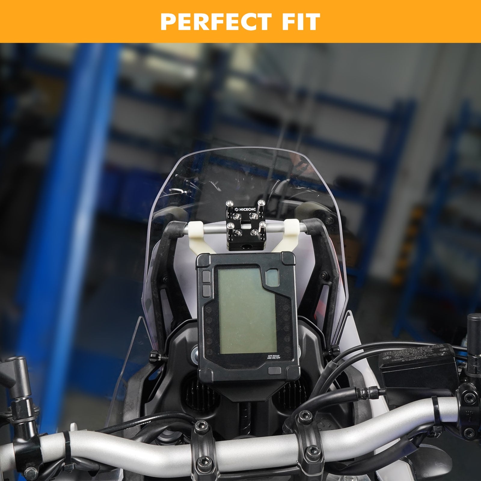 12MM GPS Halter Lenkerklemme für Yamaha Tenere 700 BMW Aprilia