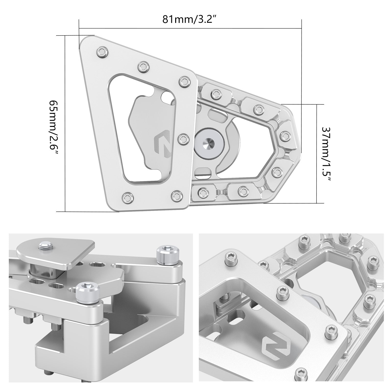 Dual Control Hinten Bremshebel Pedal Extender Für BMW R1250GS 2018-2023
