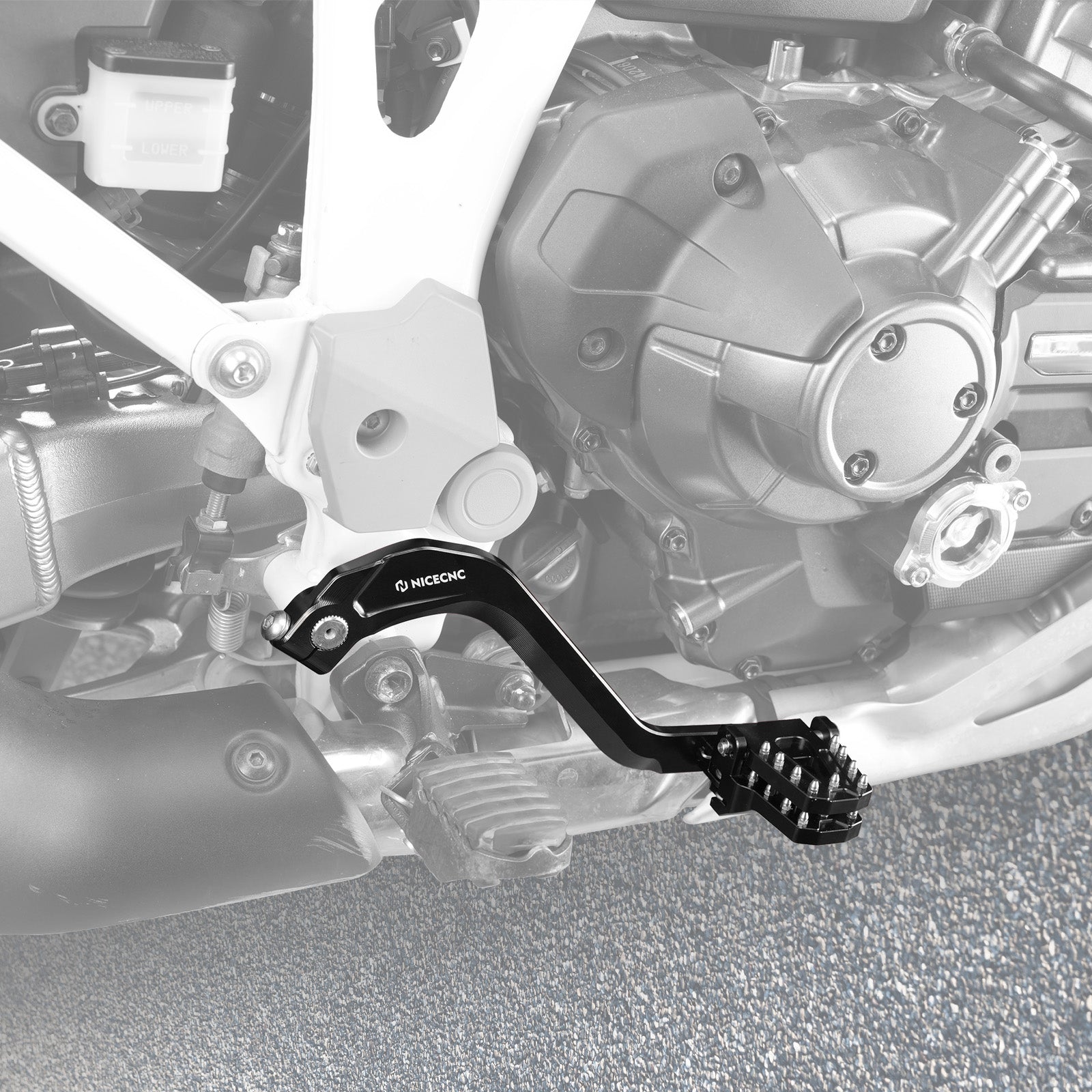 Klappbarer Schalthebel + hinteres Dual Brems-/Schaltpedal für Honda Africa Twin 1000 / 1100L