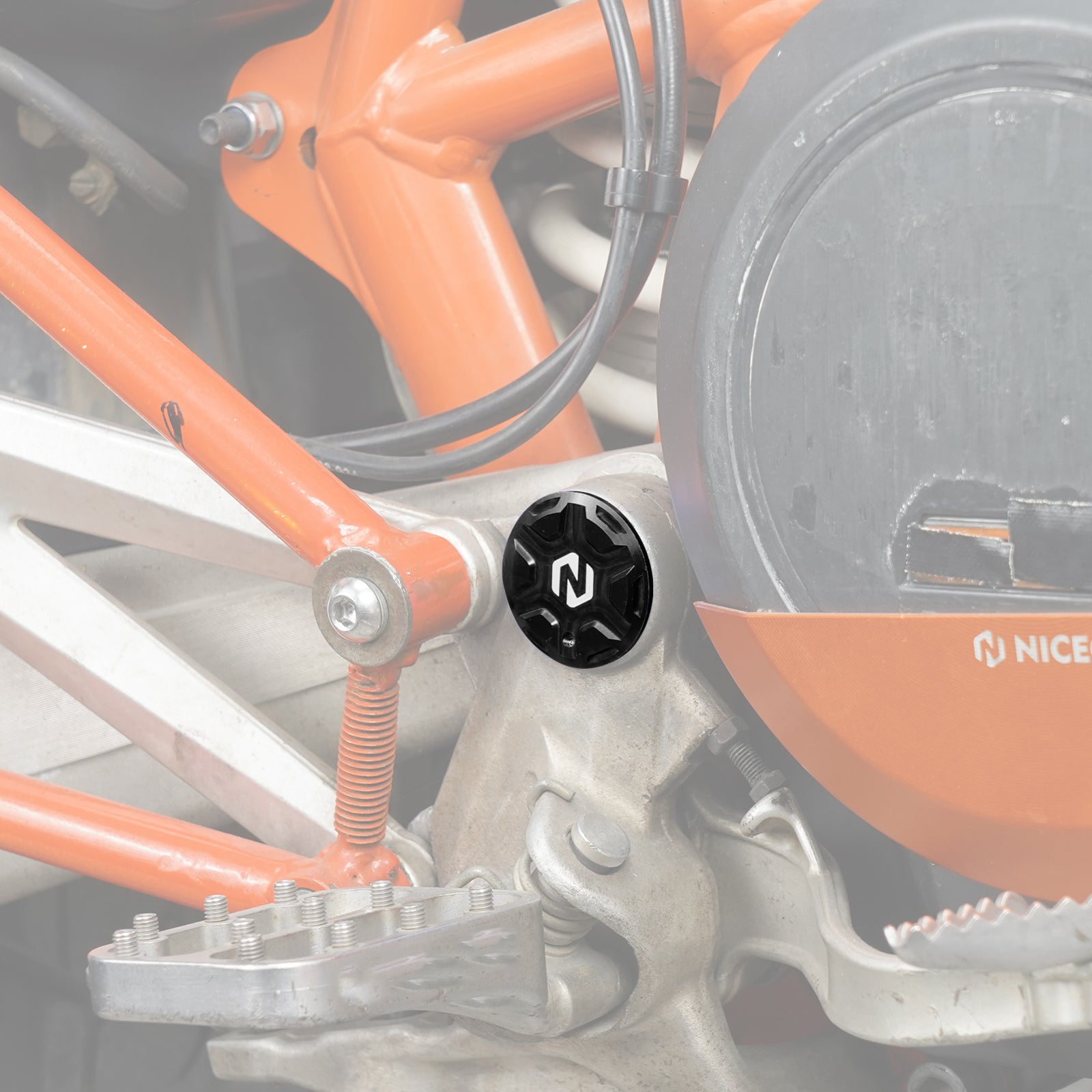 Schwinge Pivot Rahmen Loch Stopfen Abdeckung für KTM 690 ENDURO SMC R 2008–2025