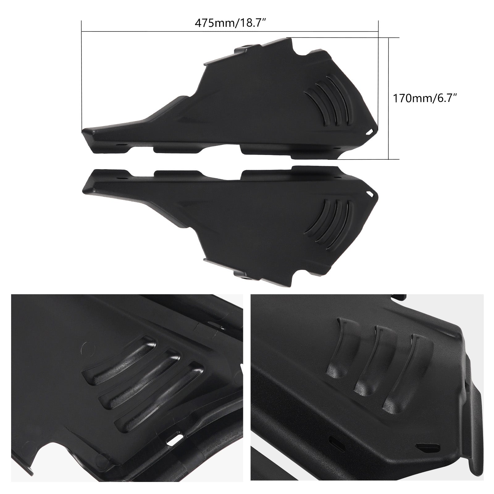 Hinten Rahmen Seite Panel Wachen Für BMW R1250GS 2018-2023 R1200GS 2013-2018