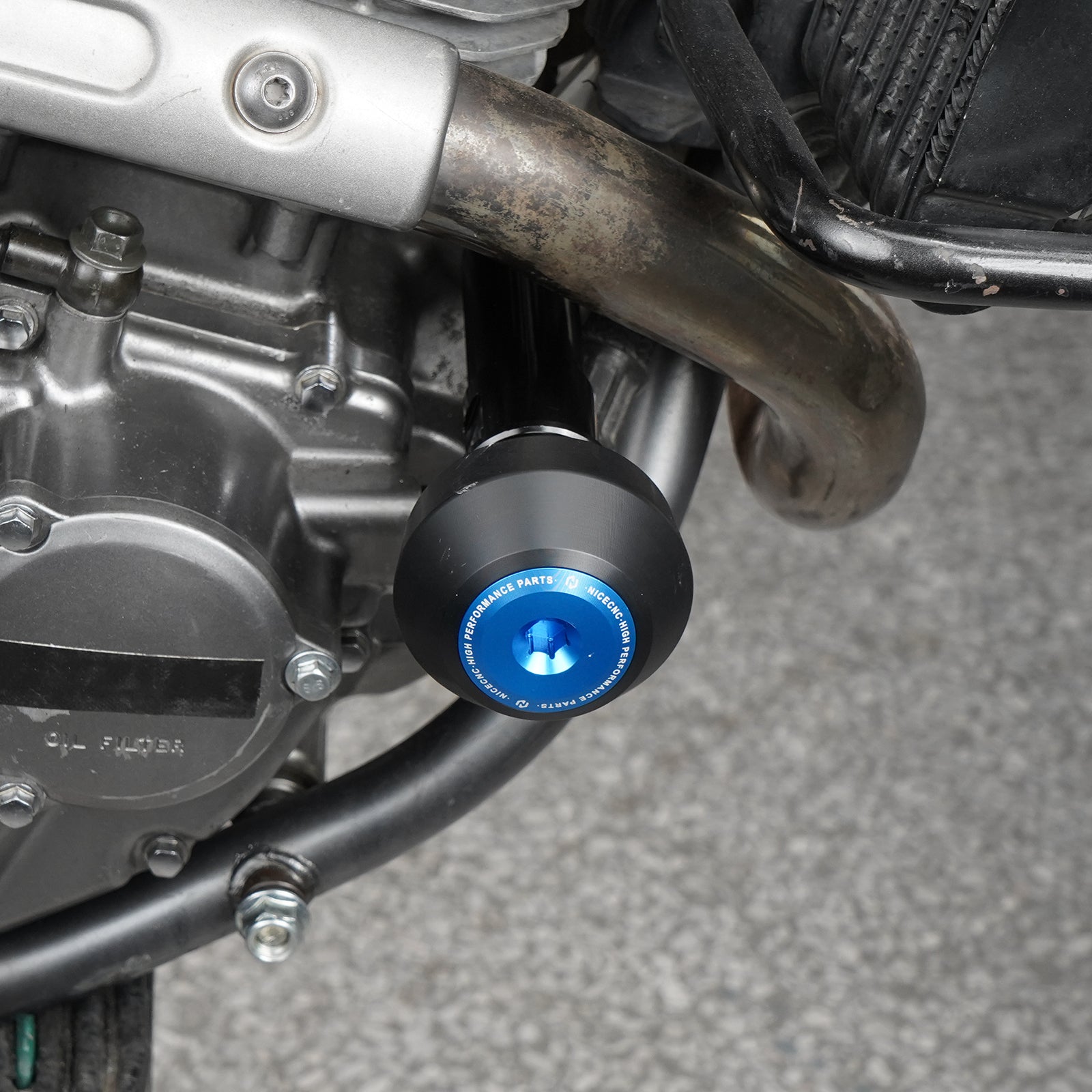 Paar Rahmenschleifer Crash Protector Für Suzuki DR650 1996–2025