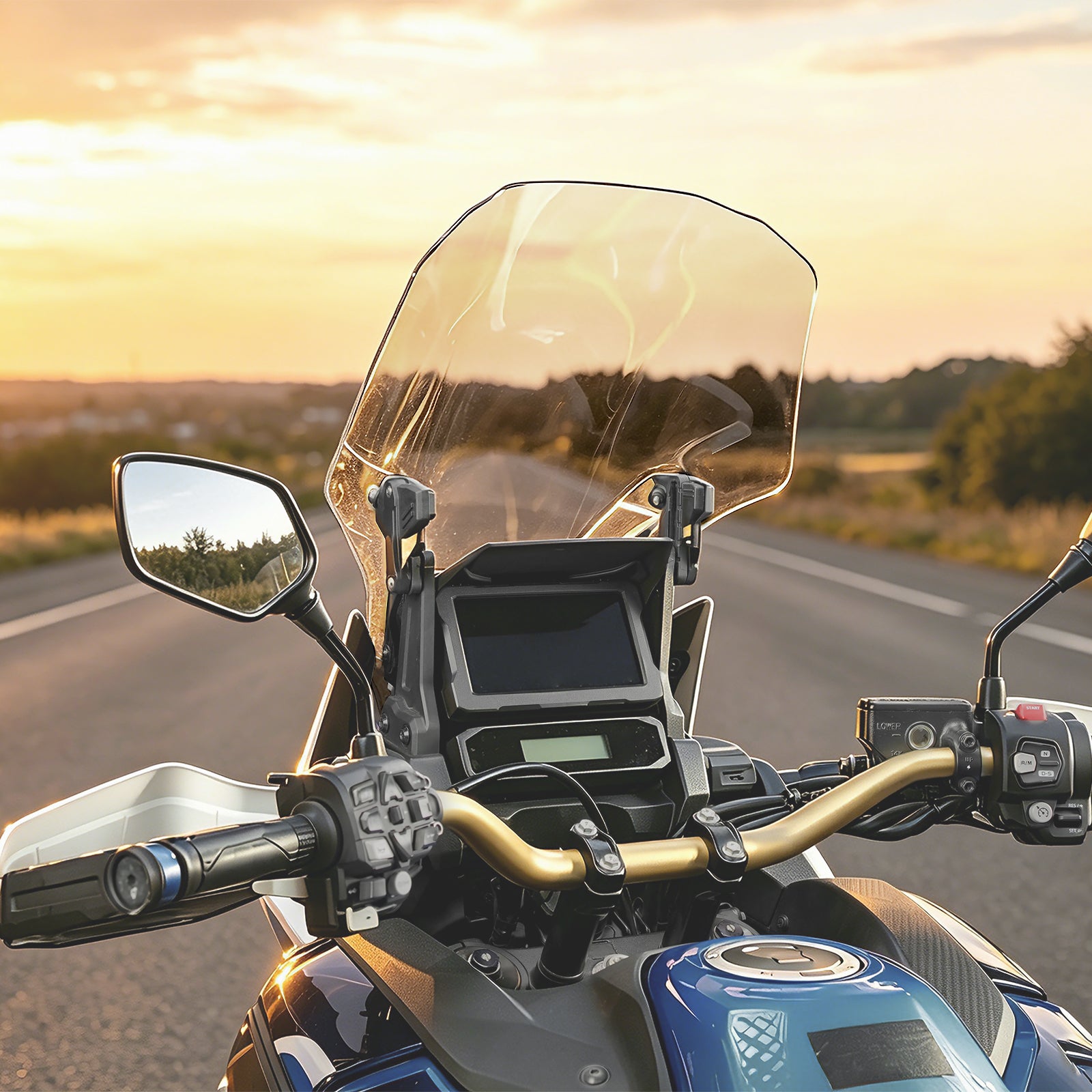 100 mm erhöhte Windschutzscheibe für Honda Africa Twin CRF 1100L Adventure Sports