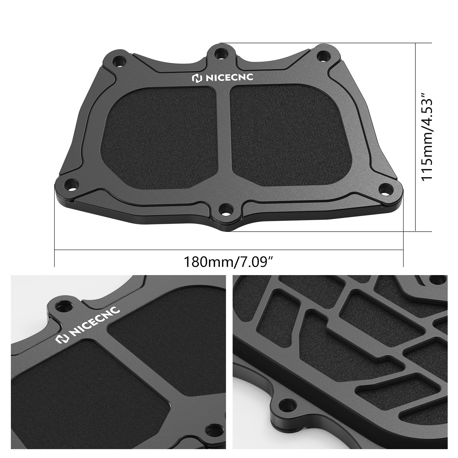 Belüftete Airbox-Abdeckung mit Filtersieb für KTM 390 Duke Adv Husqvarna 401