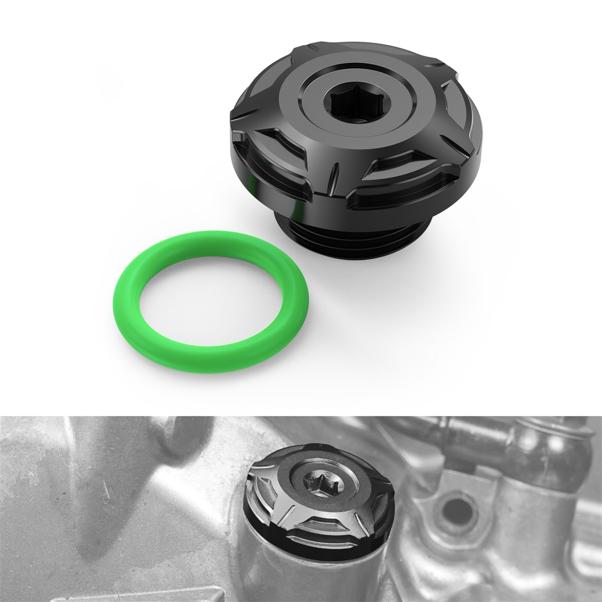 Öleinfülldeckel Deckel Stopfen Für Suzuki DR650SE DR650S 1996-2024
