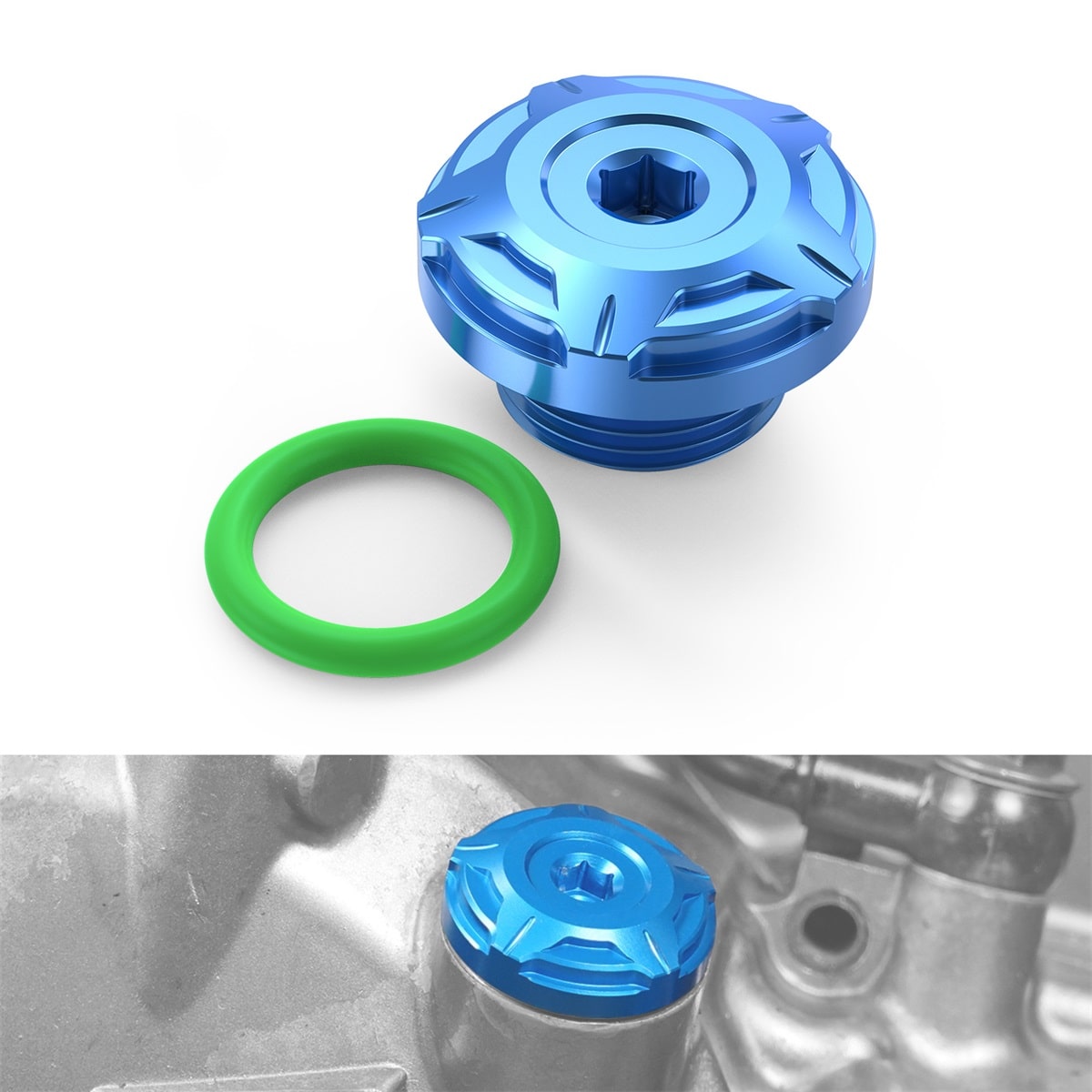 Öleinfülldeckel Deckel Stopfen Für Suzuki DR650SE DR650S 1996-2024